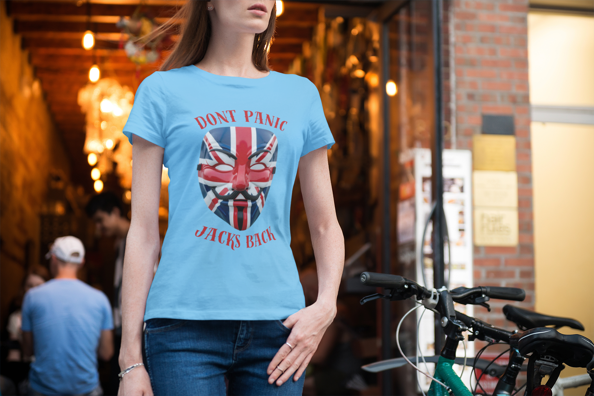 Union Jack Themed Tee: Don't Panic, Jacks Back, British Pride Shirt, Unisex Graphic Tee, Casual Wear, Gift for England Fans
