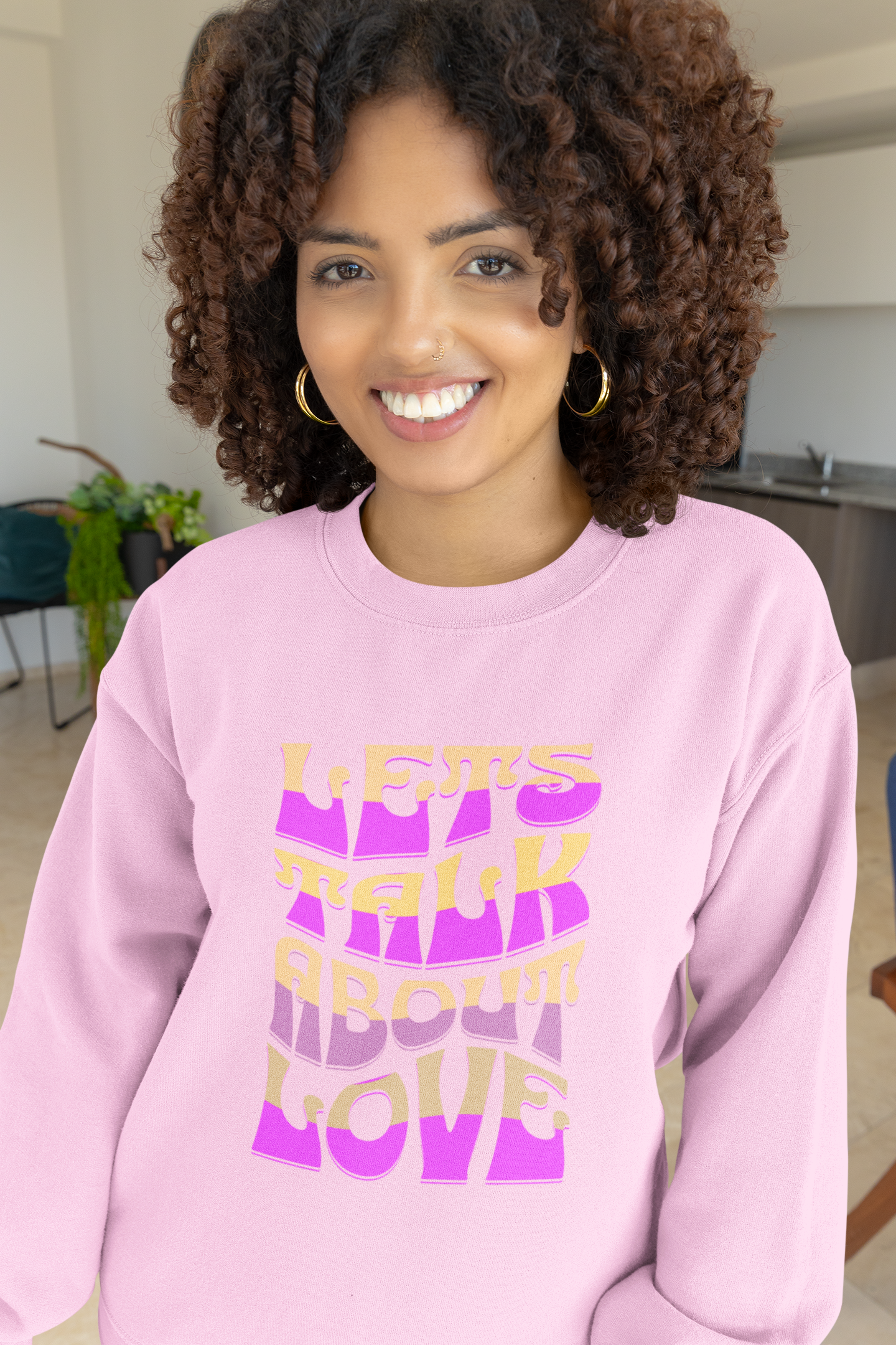 Let's Talk About Love Crewneck Sweatshirt