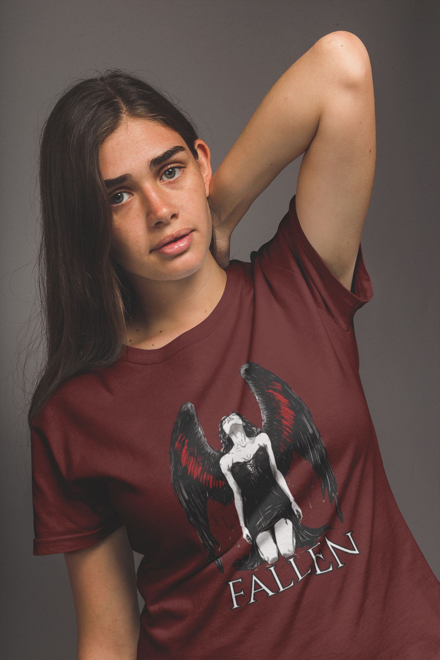 Fallen Angel Graphic T-Shirt, Unisex Tee for Gothic Style Lovers, Perfect for Halloween, Gift Idea for Dark Aesthetic Fans, Casual [...]