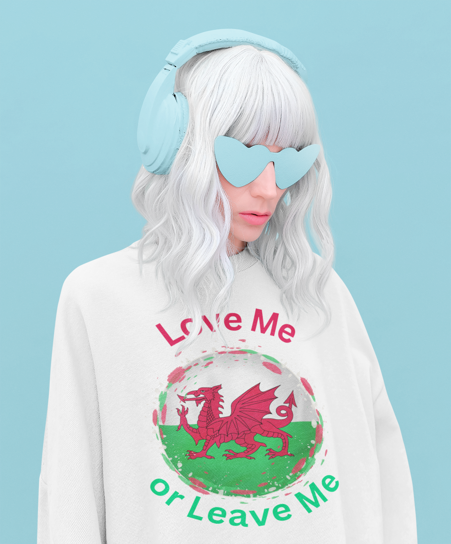 Welsh Spirit Sweatshirt - Love Me or Leave Me, Cozy Unisex Apparel, Perfect for St. David's Day, Gift for Him or Her, Casual Wear, [...]
