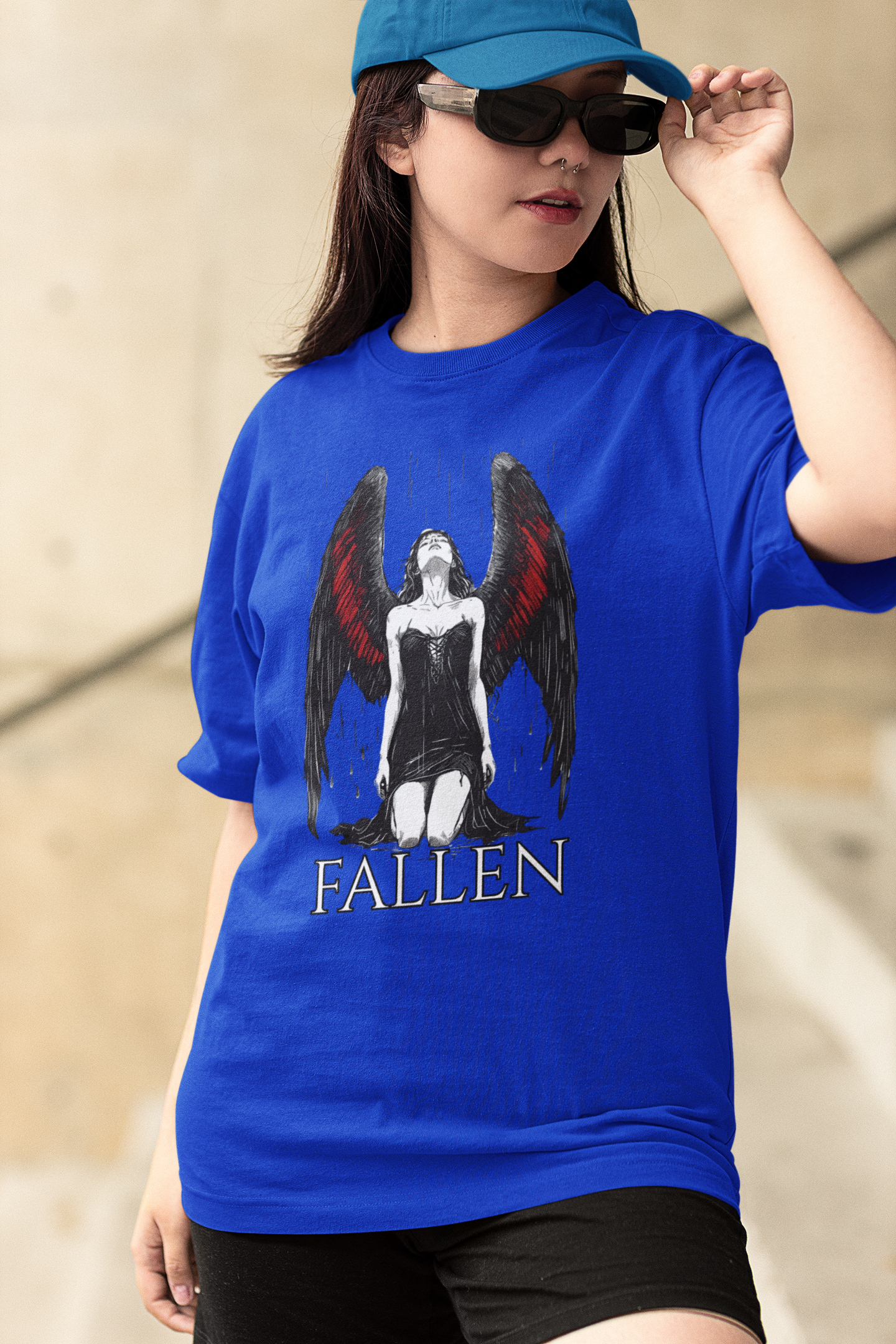 Fallen Angel Graphic T-Shirt, Unisex Tee for Gothic Style Lovers, Perfect for Halloween, Gift Idea for Dark Aesthetic Fans, Casual [...]