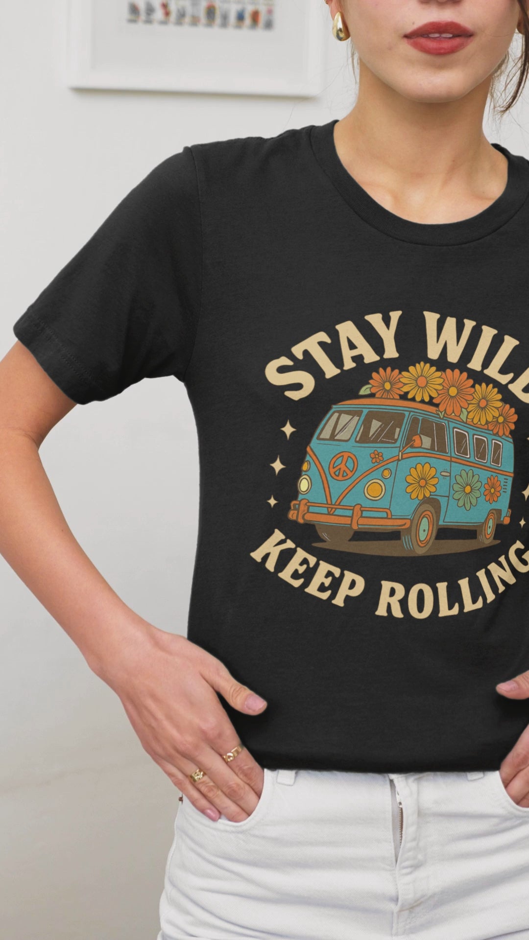 Stay Wild Retro Van Tee
