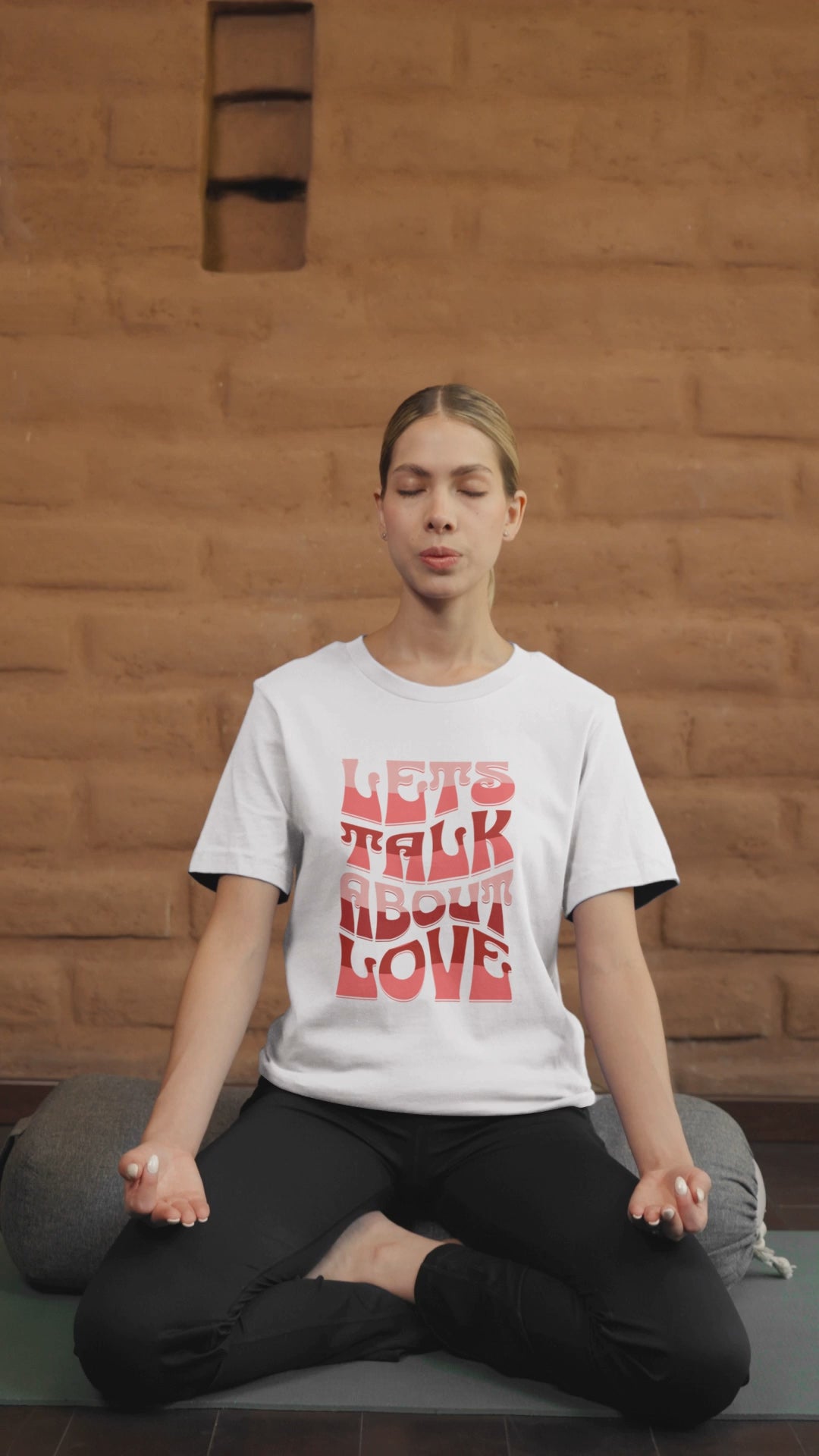 Unisex Love Message Tee - Let's Talk About Love