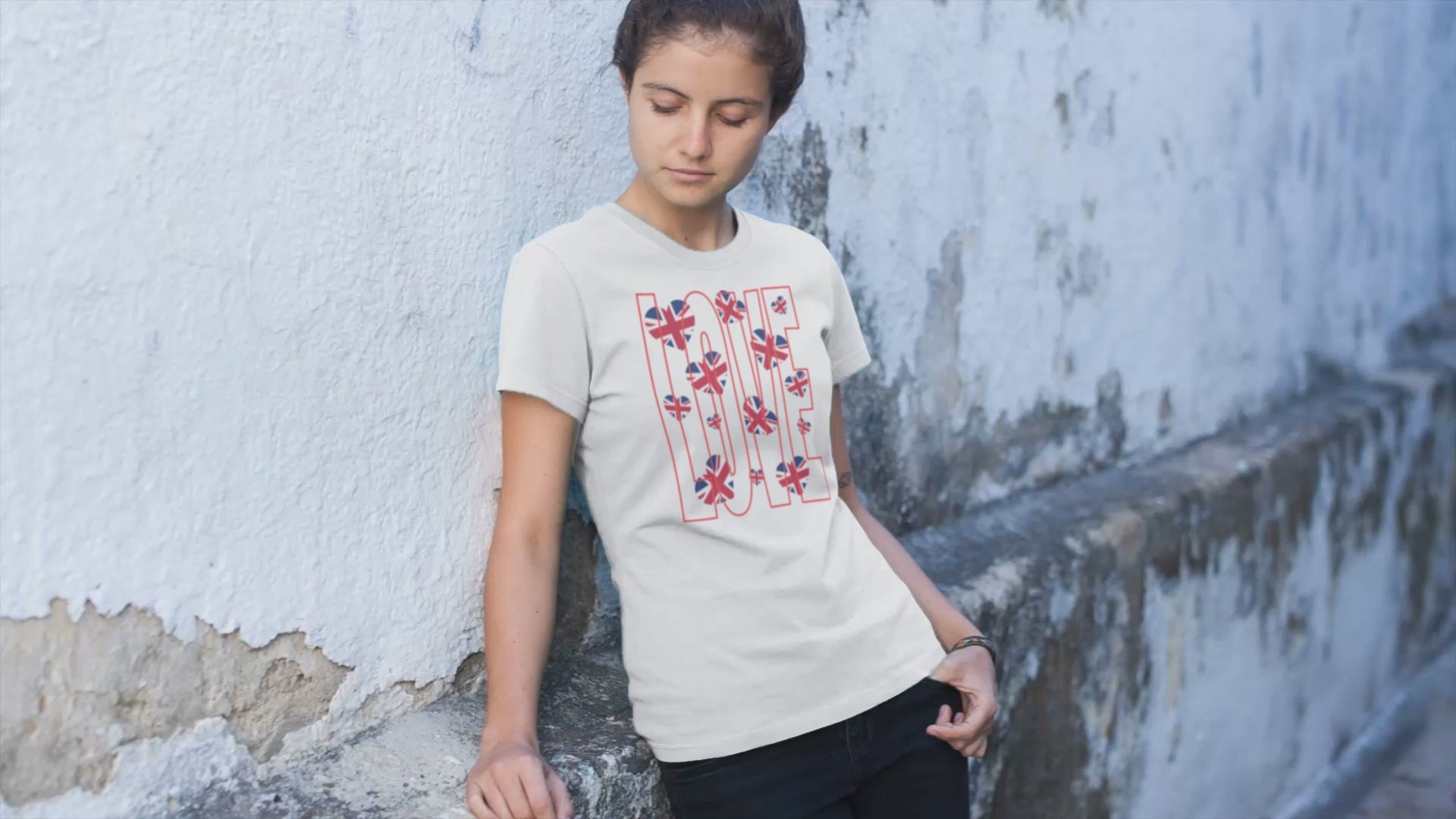 Love of Britain  Unisex Tee  , Casual Outings, British Pride, Gifts, Love UK