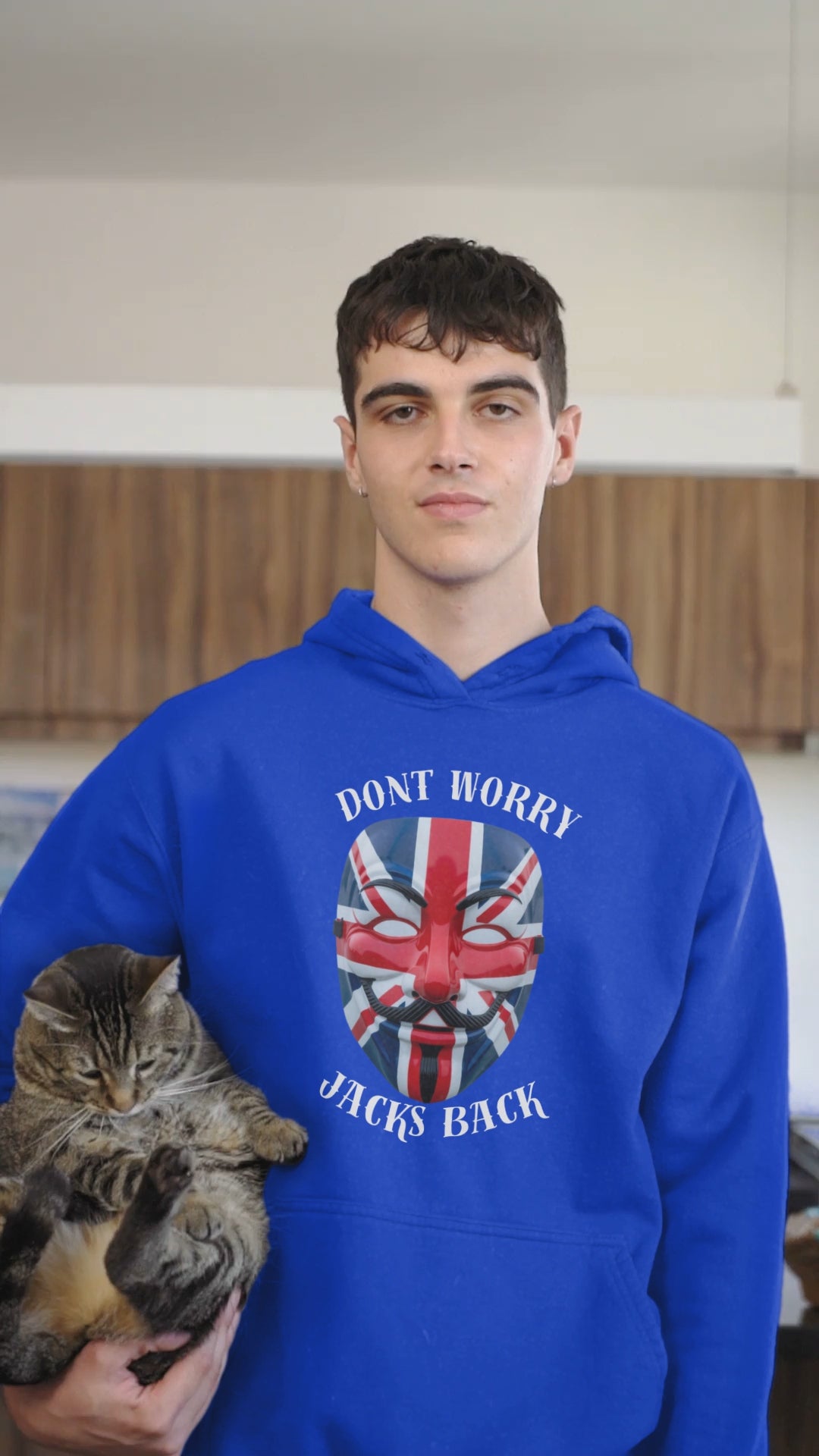 Stylish Unisex College Hoodie - Don't Worry, Jack's Back Design, Cozy Sweatshirt, Perfect Gift for Students, Casual Wear, College [...]