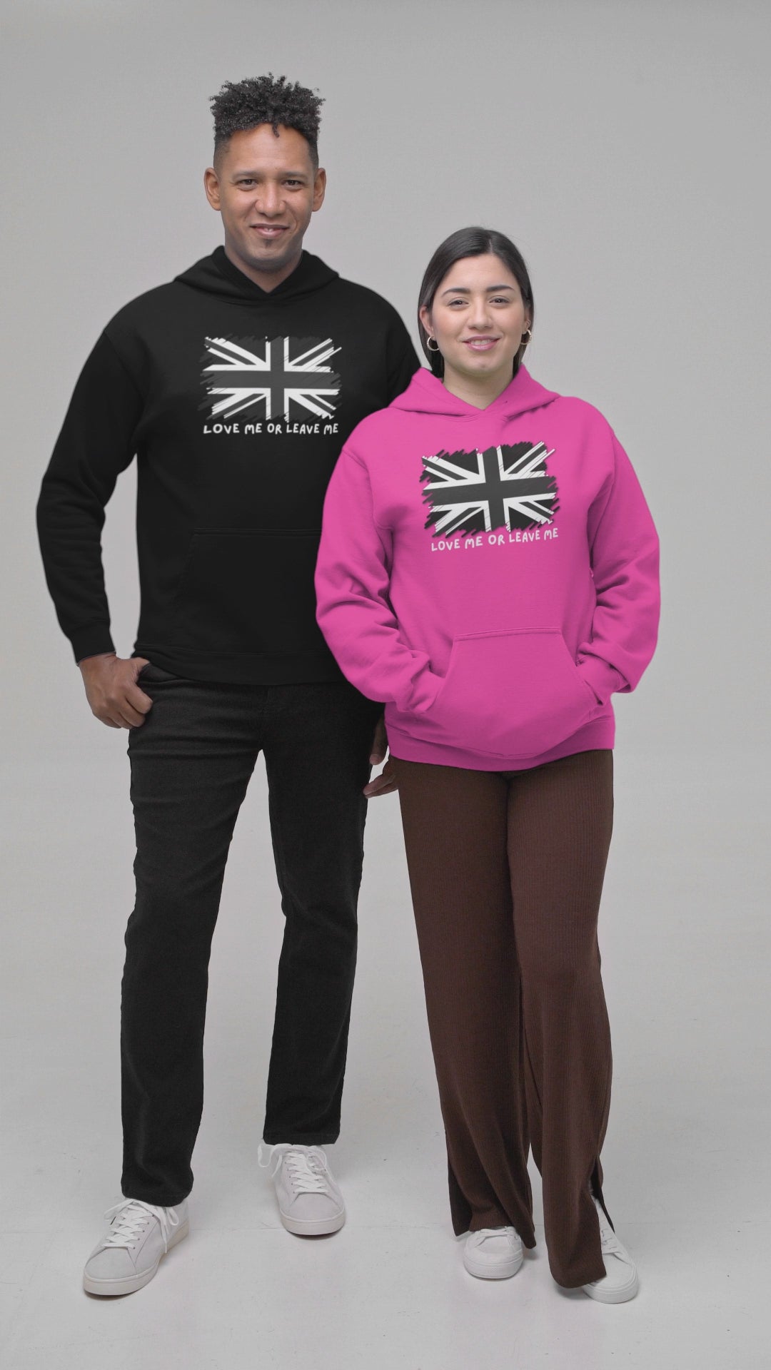 Unisex College Hoodie with British Flag Design, Casual Wear, Gifts for Students, College Life Essentials, Hooded Sweatshirt, [...]