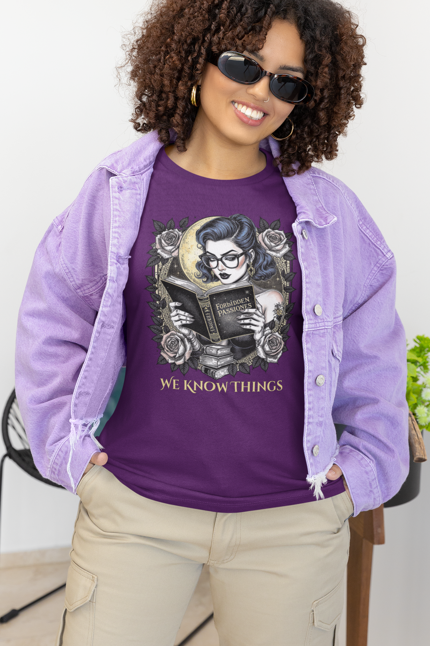 Book Lover's Unisex Tee - 'We Know Things' Graphic Shirt
