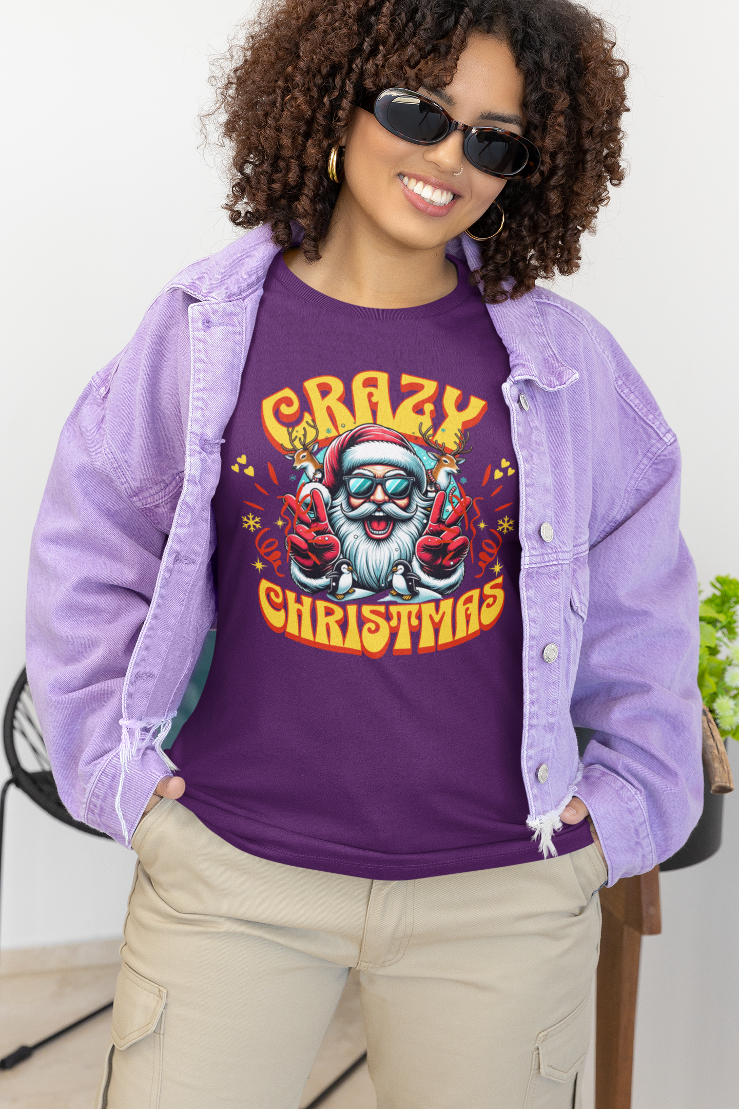 Crazy Christmas Unisex Tee