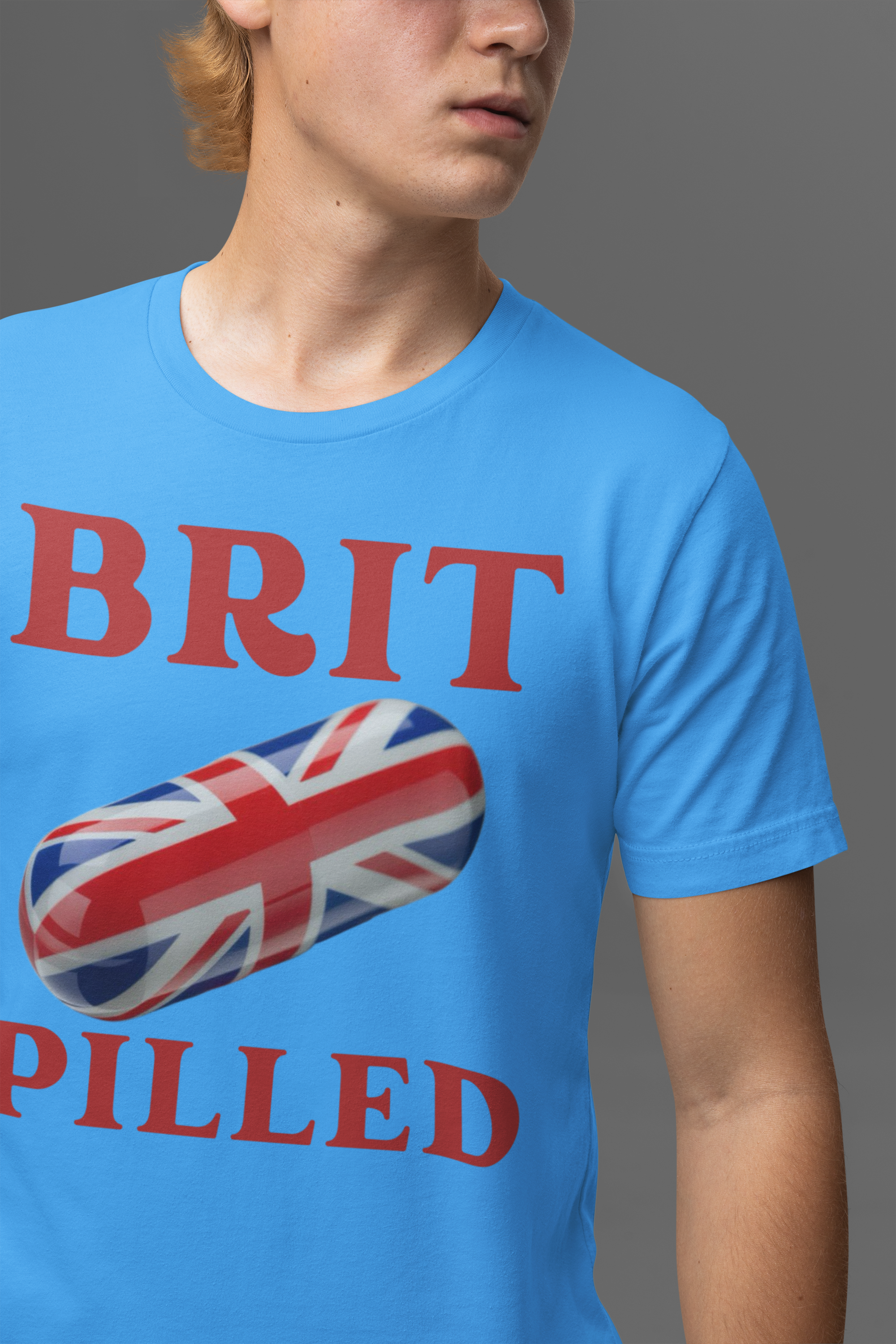 Brit-Pilled Unisex Short Sleeve Tee - Fun Graphic Top for Casual Wear, Gift for Trendsetters, Unique British Style, Cool Everyday [...]