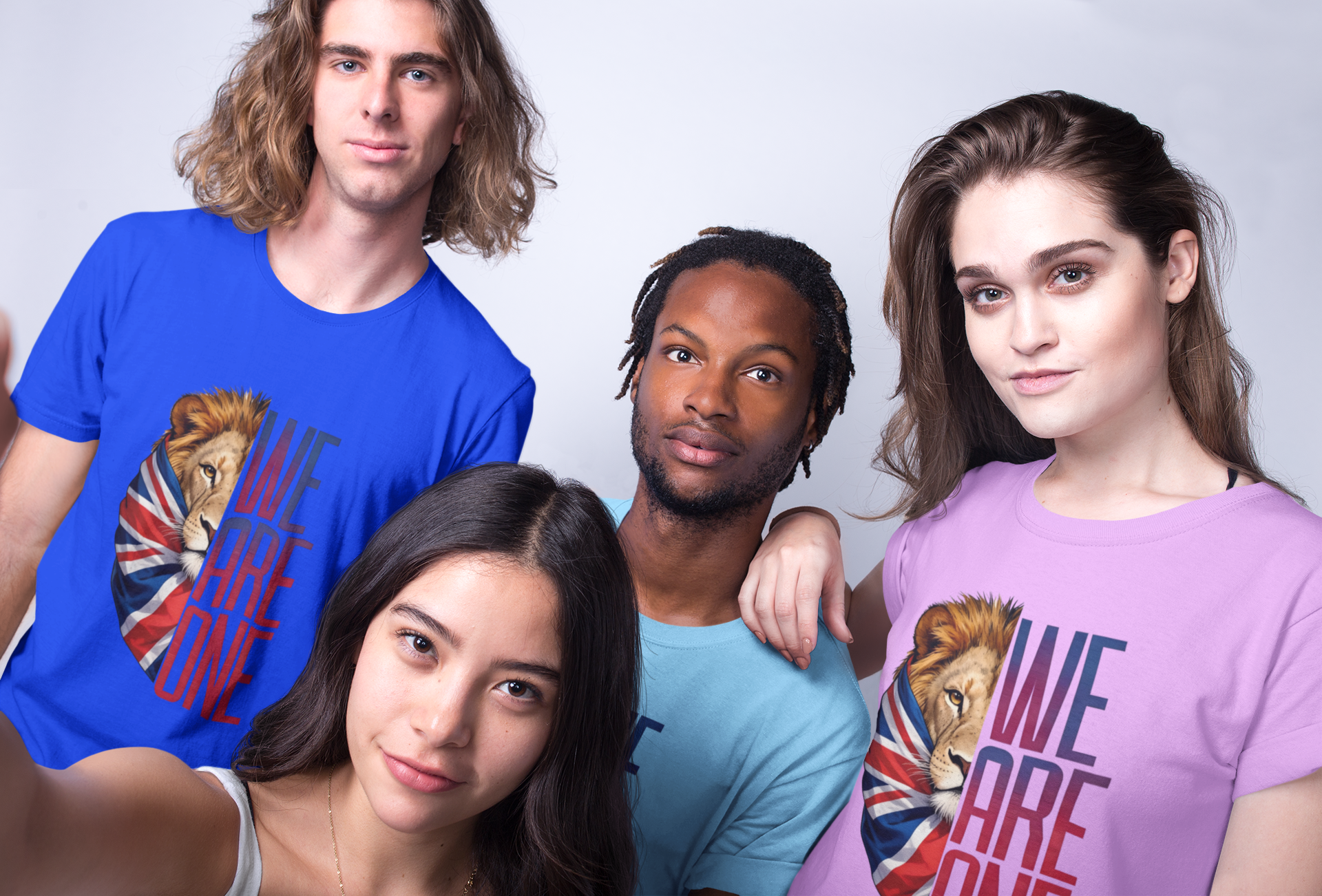 Unity Lion Graphic Tee, Unisex Cotton T-Shirt, Great for Team Spirit, Unity Celebrations, Casual Wear, Gifts for Friends