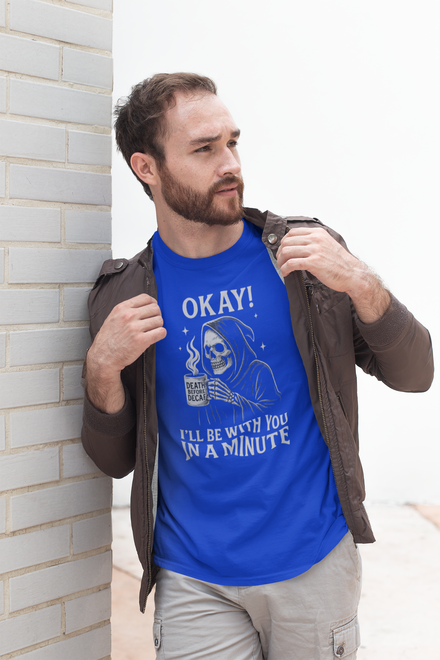 Chill Vibes Unisex Tee - Dark Humor Graphic Shirt for Casual Wear, Perfect Gift for Halloween, Birthdays, and Fun Gatherings