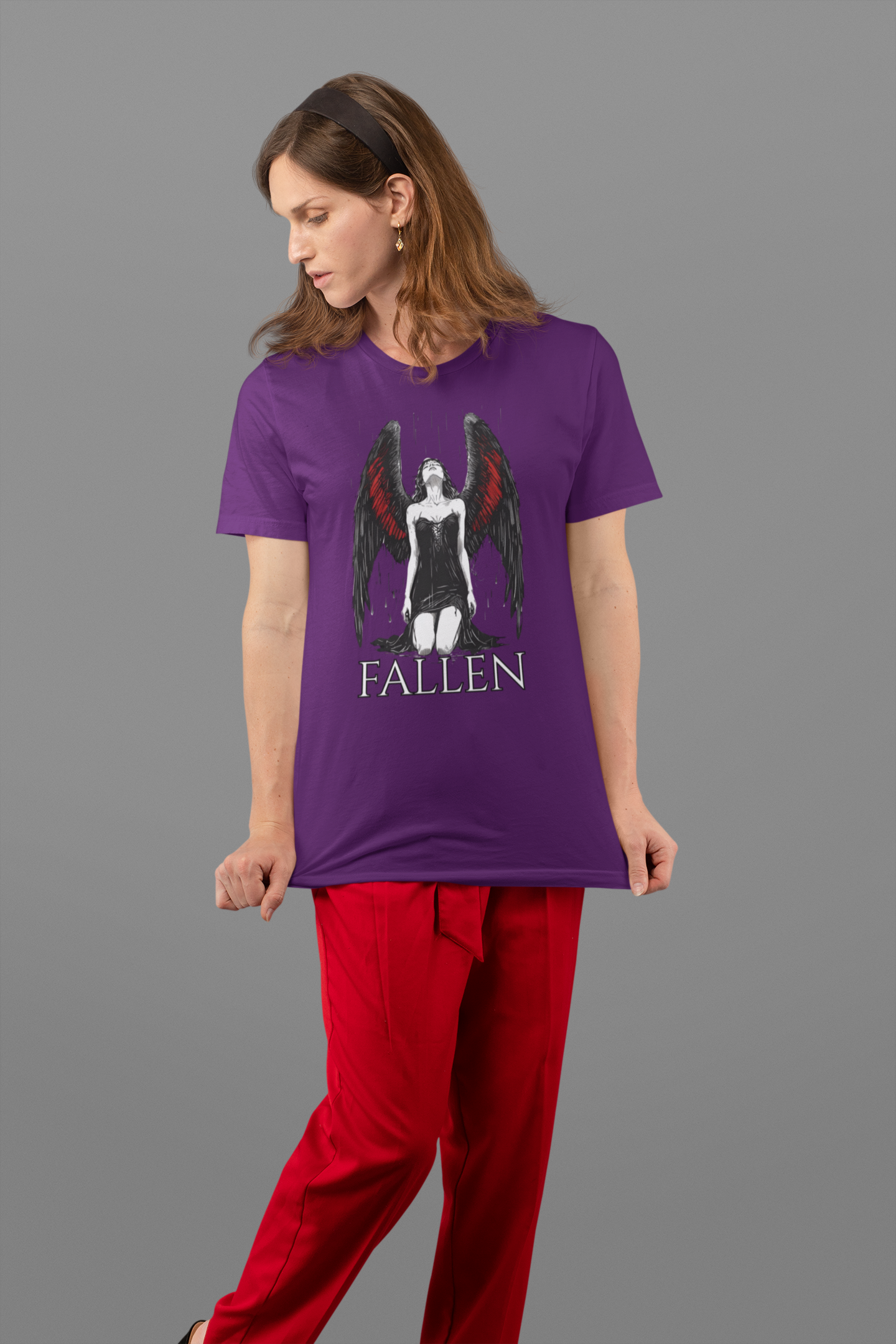 Fallen Angel Graphic T-Shirt, Unisex Tee for Gothic Style Lovers, Perfect for Halloween, Gift Idea for Dark Aesthetic Fans, Casual [...]