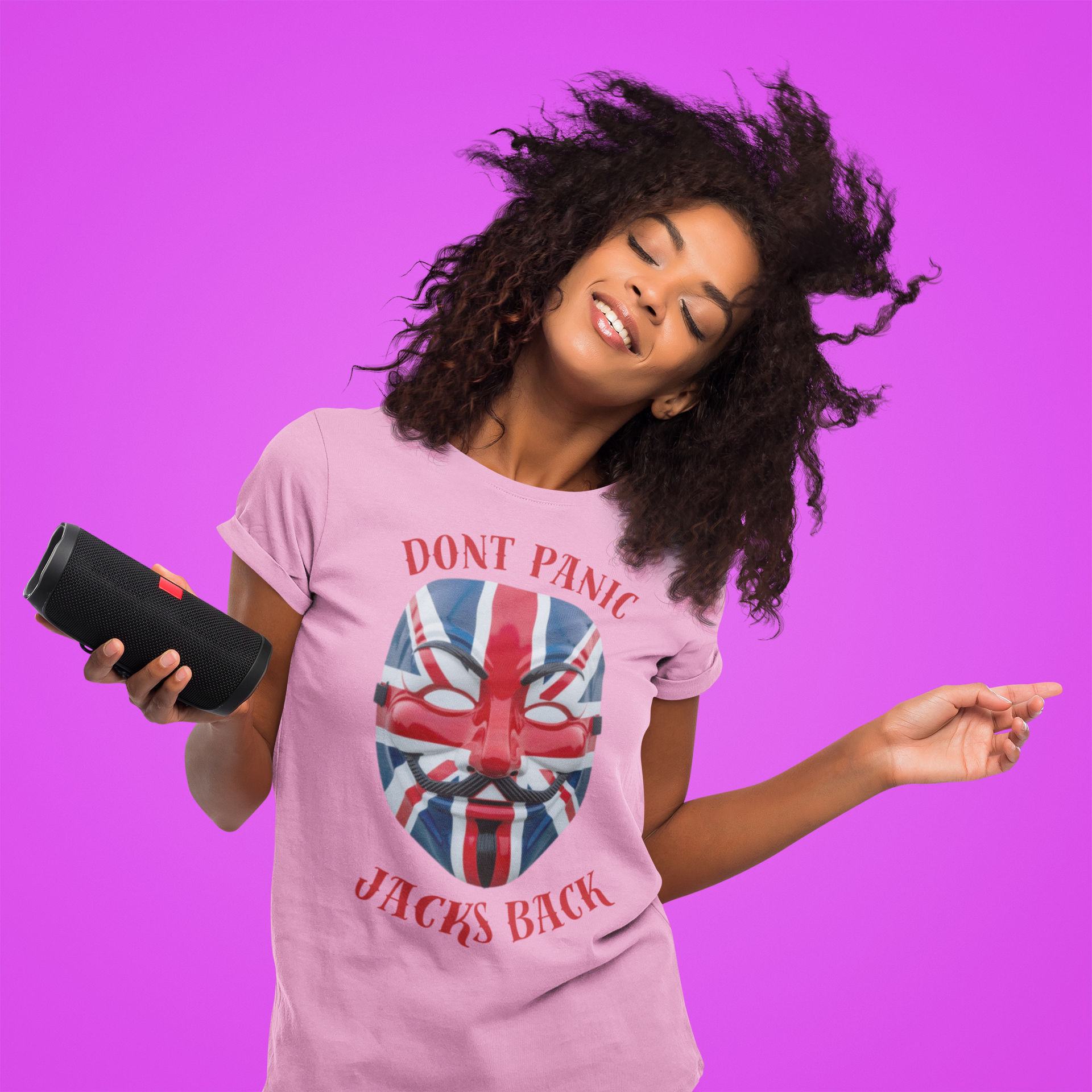 Union Jack Themed Tee: Don't Panic, Jacks Back, British Pride Shirt, Unisex Graphic Tee, Casual Wear, Gift for England Fans
