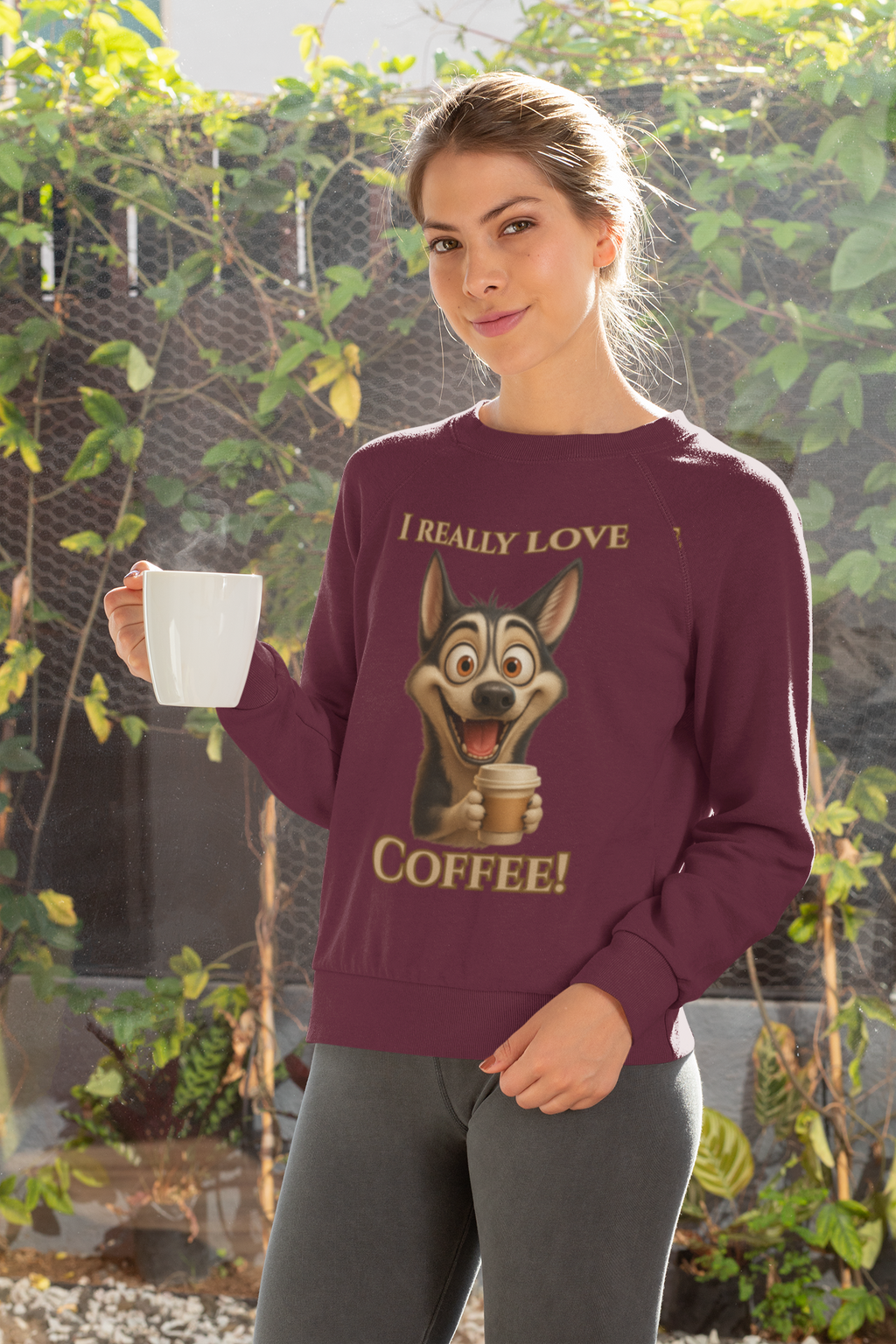 Funny Dog Coffee Sweatshirt