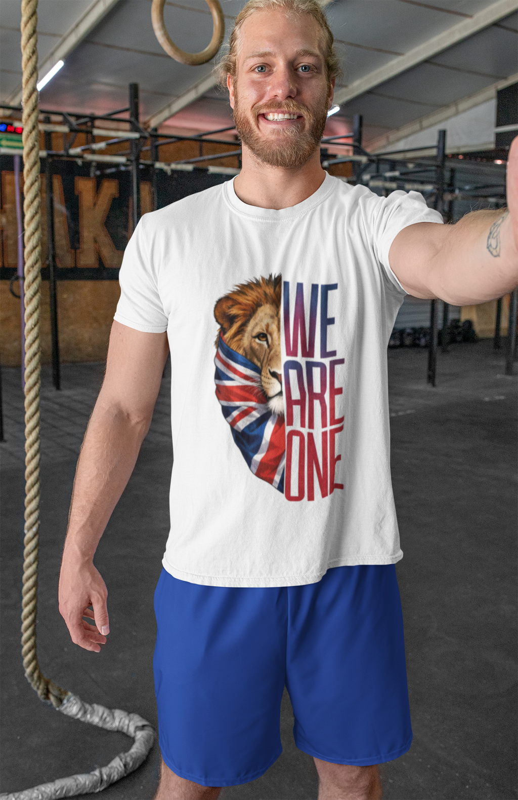Unity Lion Graphic Tee, Unisex Cotton T-Shirt, Great for Team Spirit, Unity Celebrations, Casual Wear, Gifts for Friends