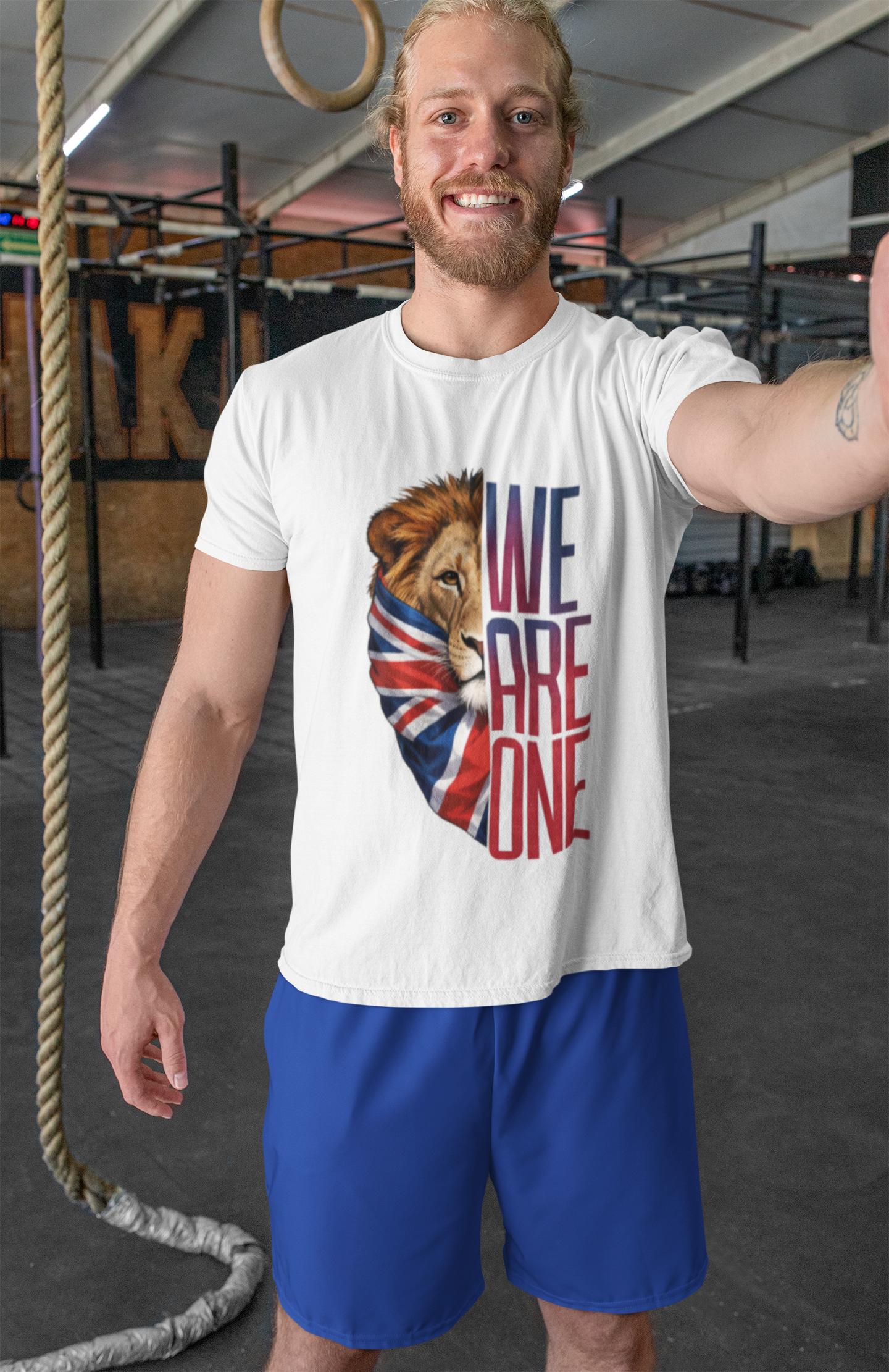 Unity Lion Graphic Tee, Unisex Cotton T-Shirt, Great for Team Spirit, Unity Celebrations, Casual Wear, Gifts for Friends