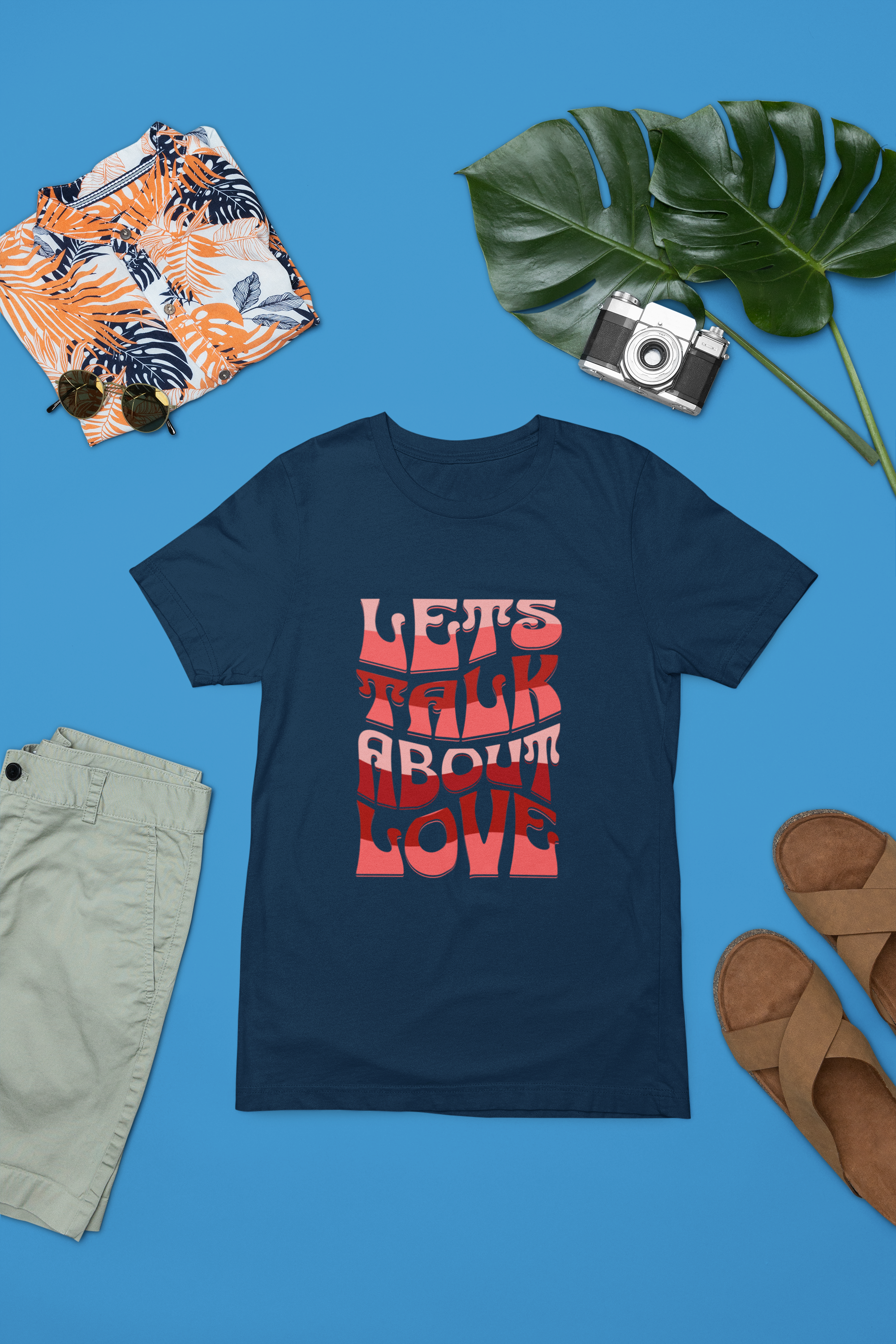 Unisex Love Message Tee - Let's Talk About Love