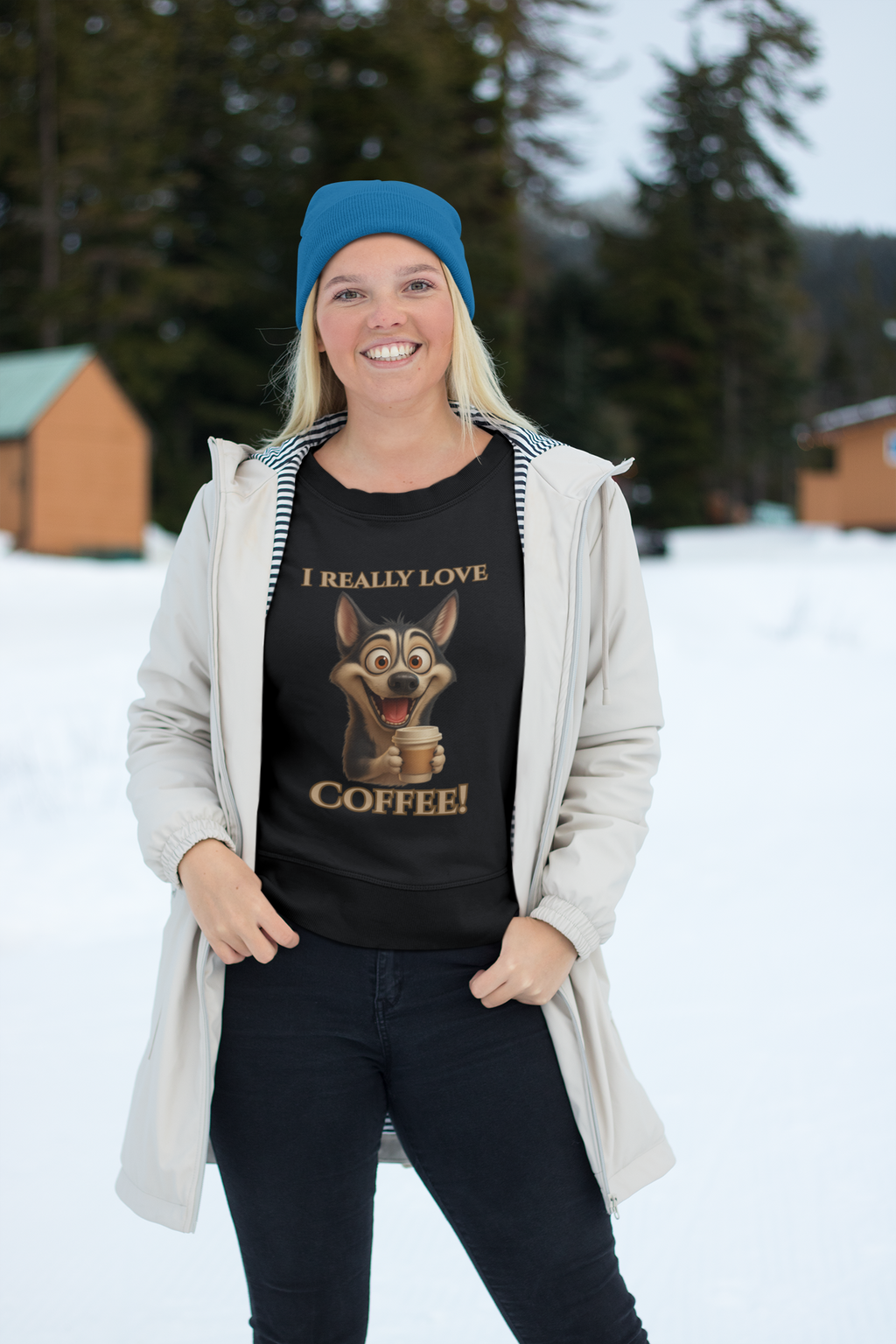 Funny Dog Coffee Sweatshirt