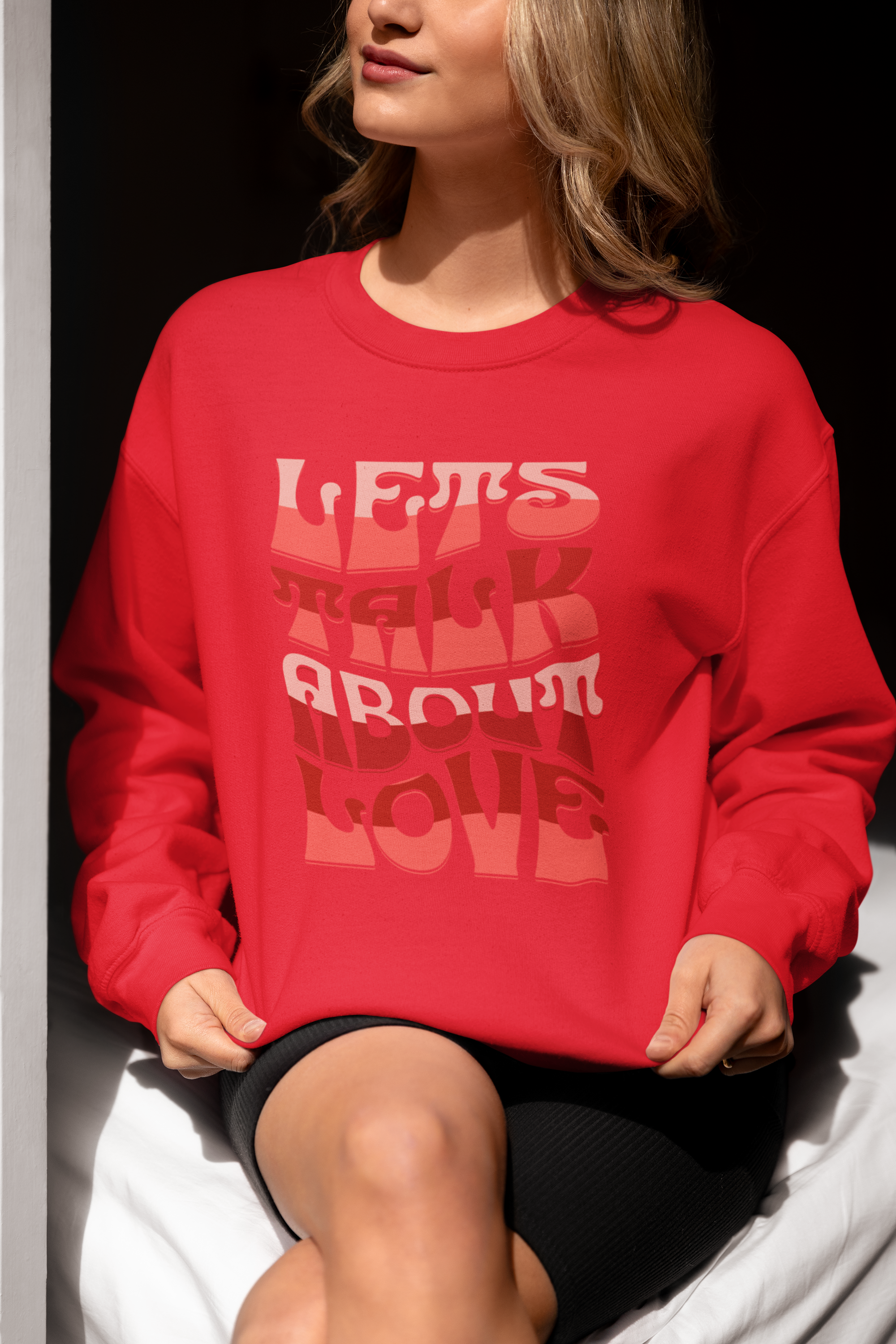 Let's Talk About Love Crewneck Sweatshirt