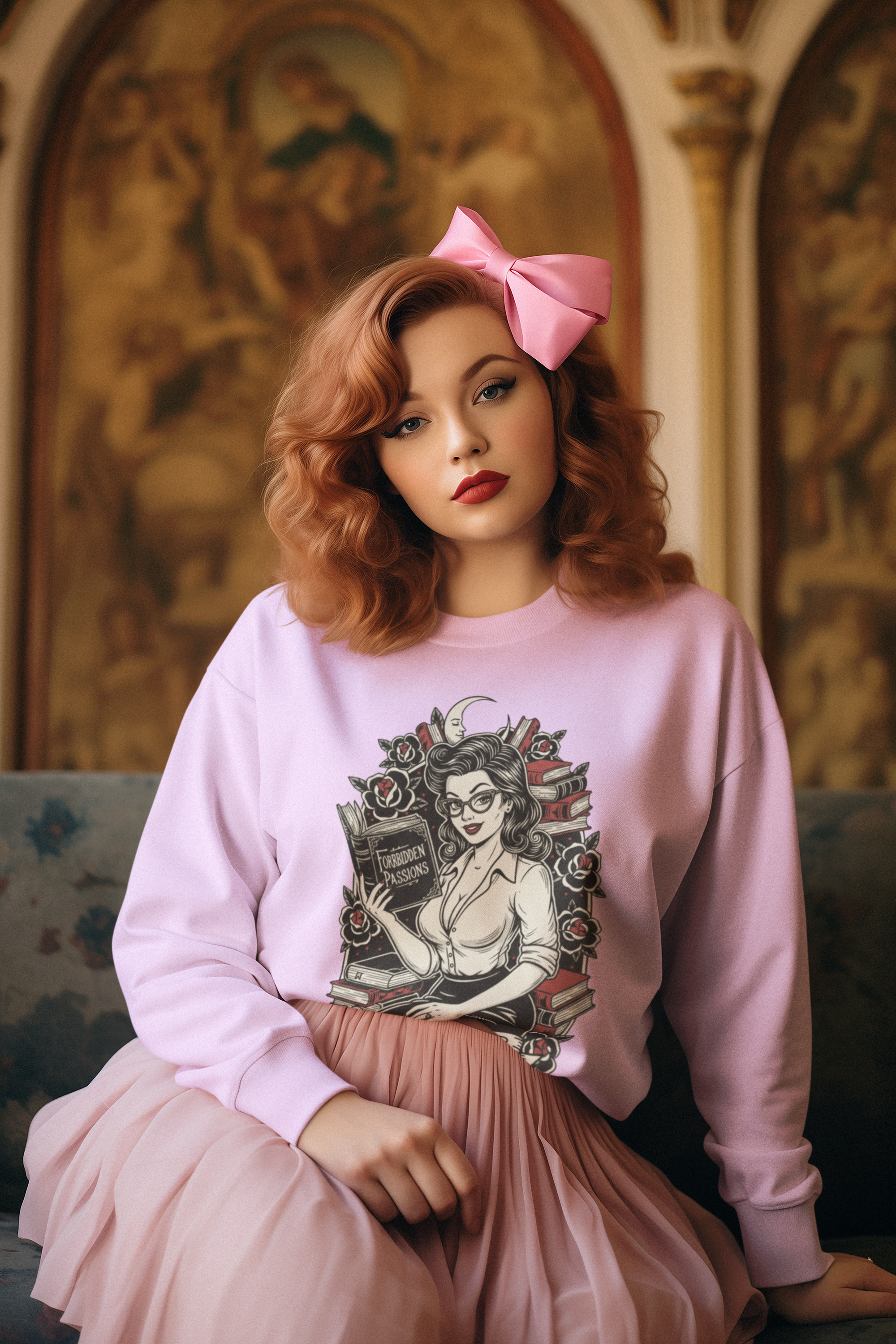 Book Lover Crewneck Sweatshirt - Cozy Literary Apparel