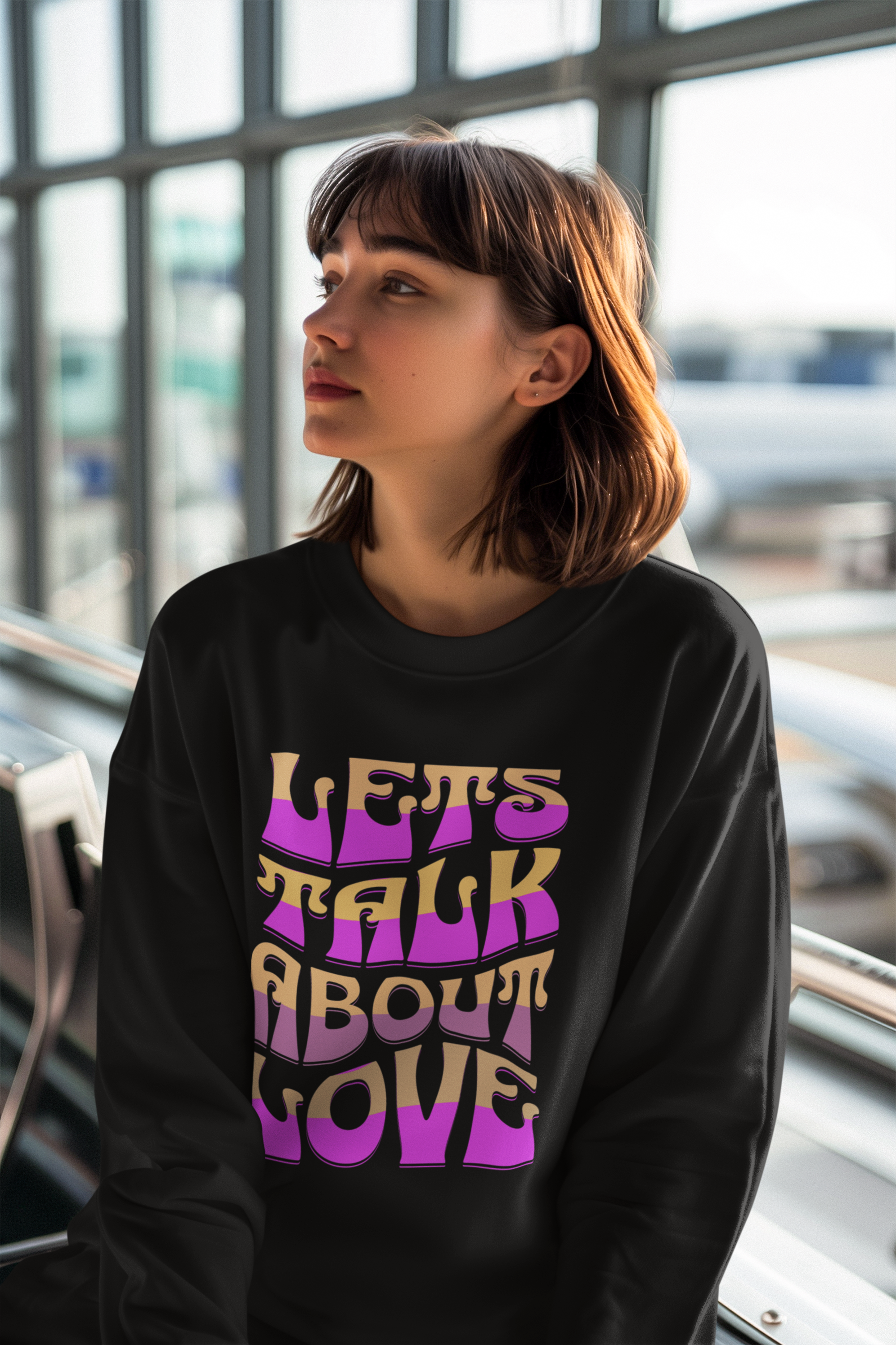 Let's Talk About Love Crewneck Sweatshirt
