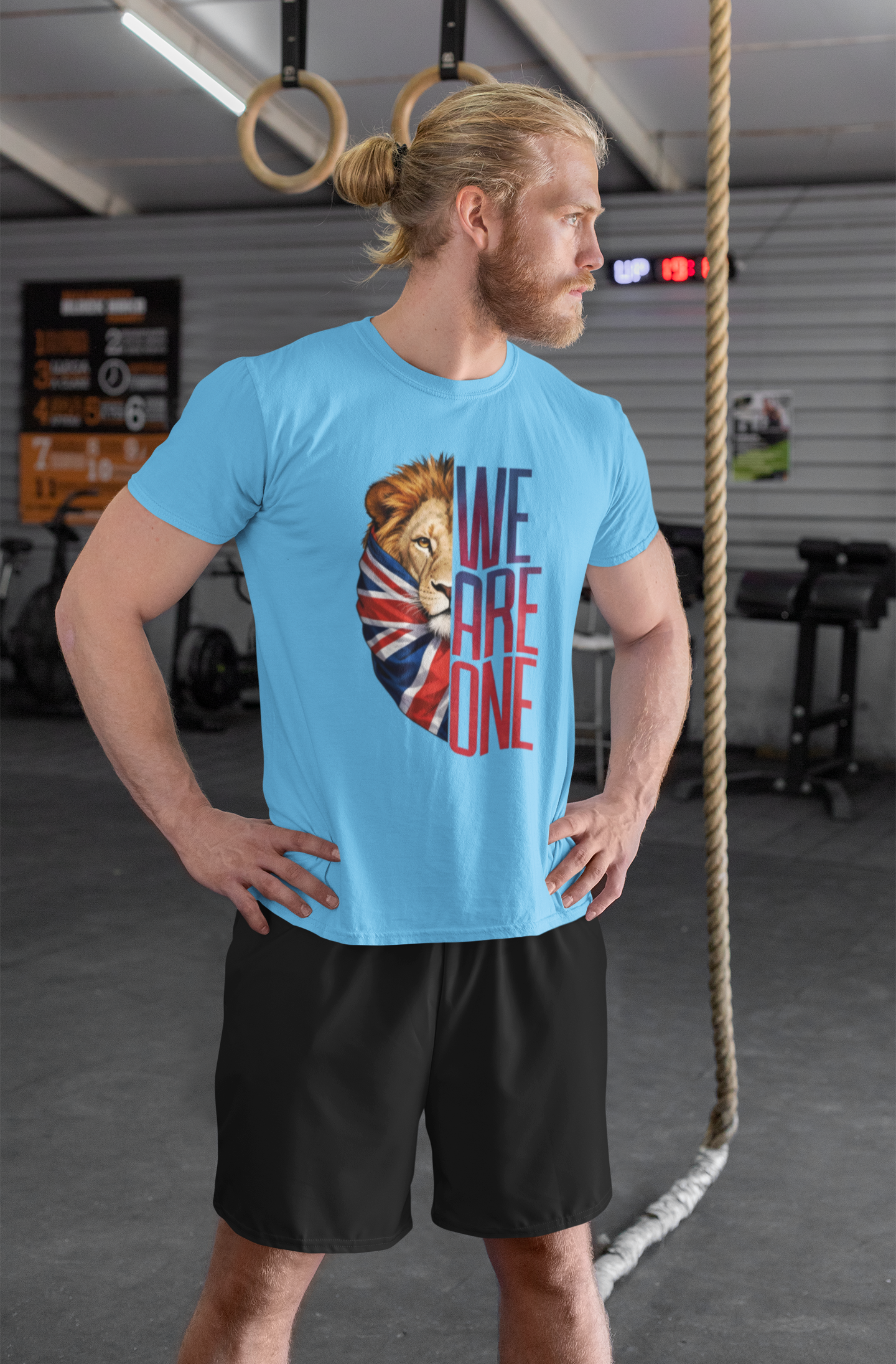 Unity Lion Graphic Tee, Unisex Cotton T-Shirt, Great for Team Spirit, Unity Celebrations, Casual Wear, Gifts for Friends