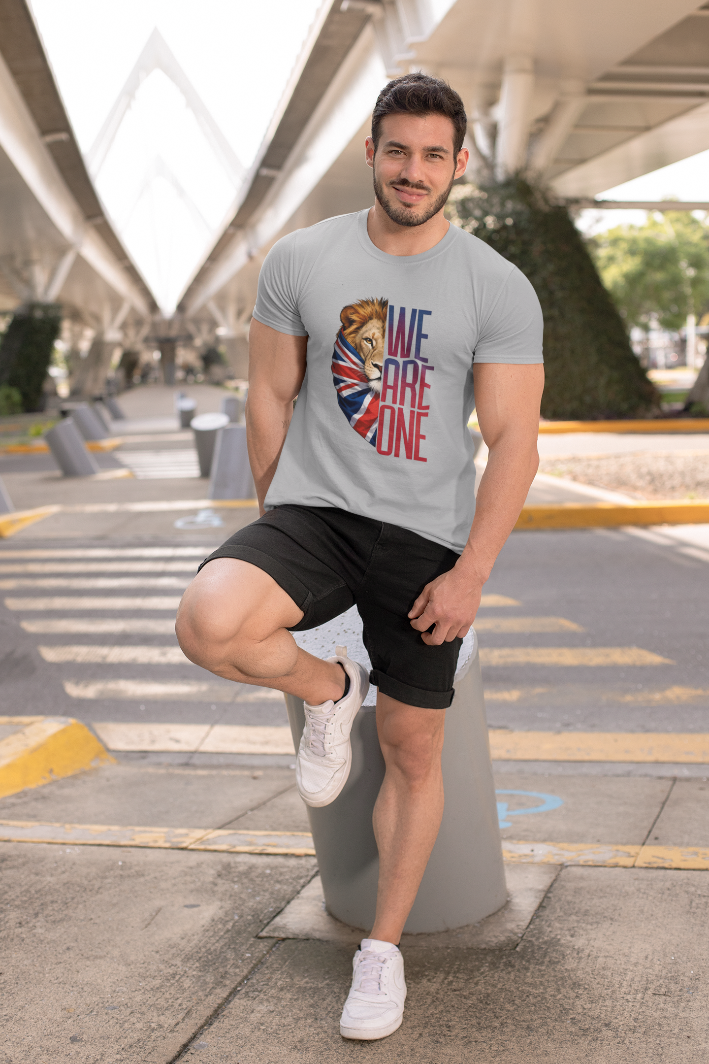 Unity Lion Graphic Tee, Unisex Cotton T-Shirt, Great for Team Spirit, Unity Celebrations, Casual Wear, Gifts for Friends