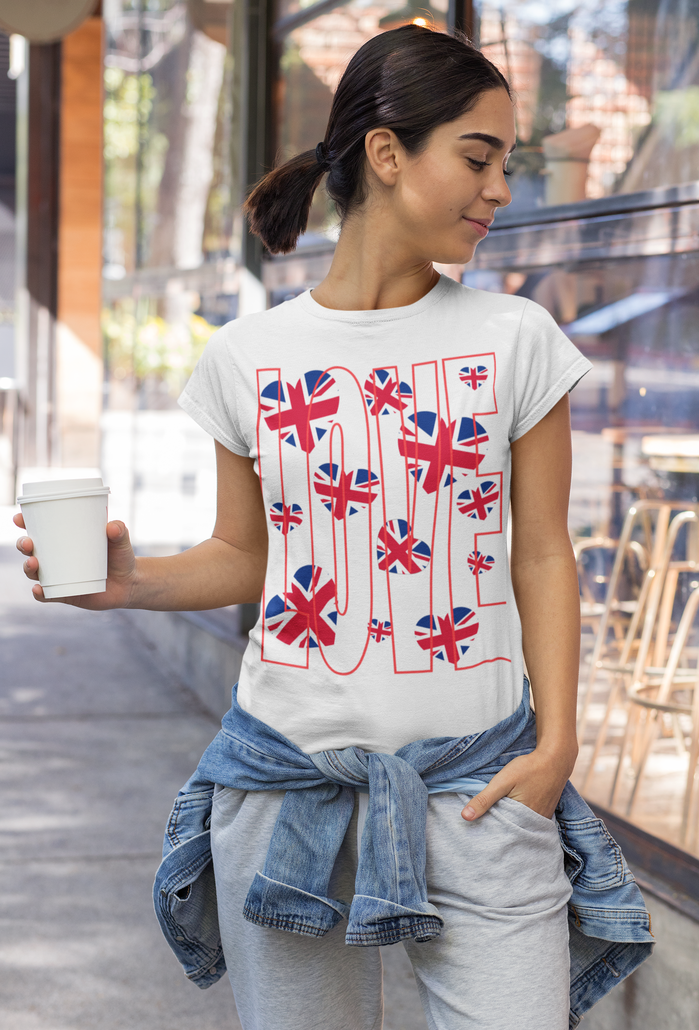 Love of Britain  Unisex Tee  , Casual Outings, British Pride, Gifts, Love UK