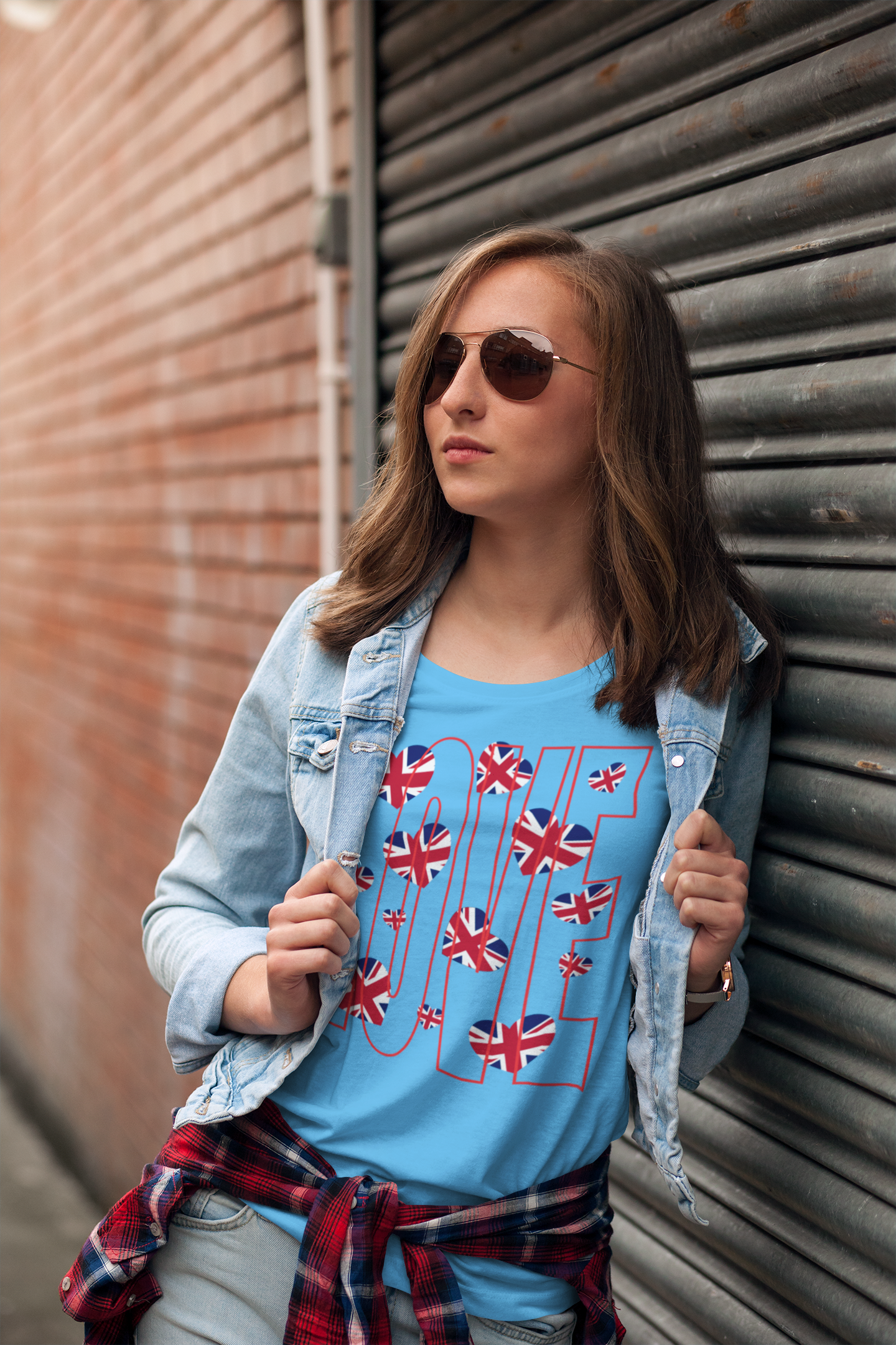 Love of Britain  Unisex Tee  , Casual Outings, British Pride, Gifts, Love UK