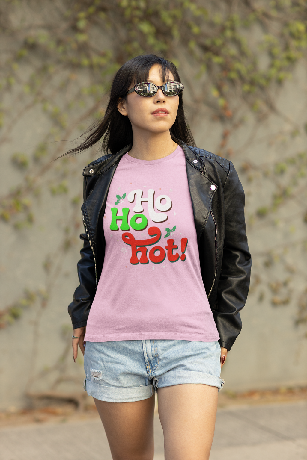 Ho Ho Hot! Christmas Graphic Tee — Funny Holiday T-Shirt