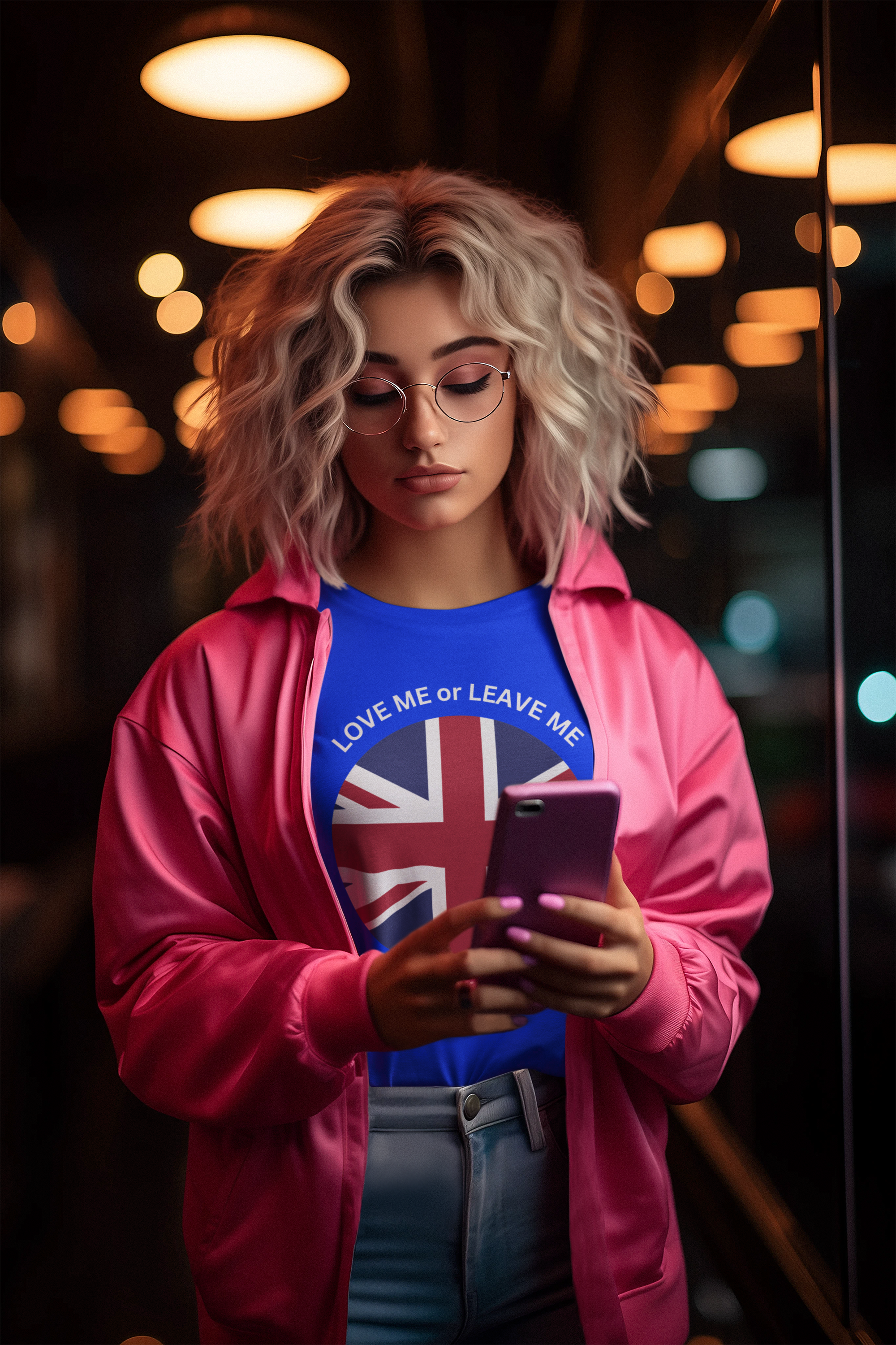 Love Me or Leave Me Unisex Crewneck Sweatshirt, Cozy Gift for British Flag Lovers, Casual Wear, Ideal for Holidays and Everyday, [...]
