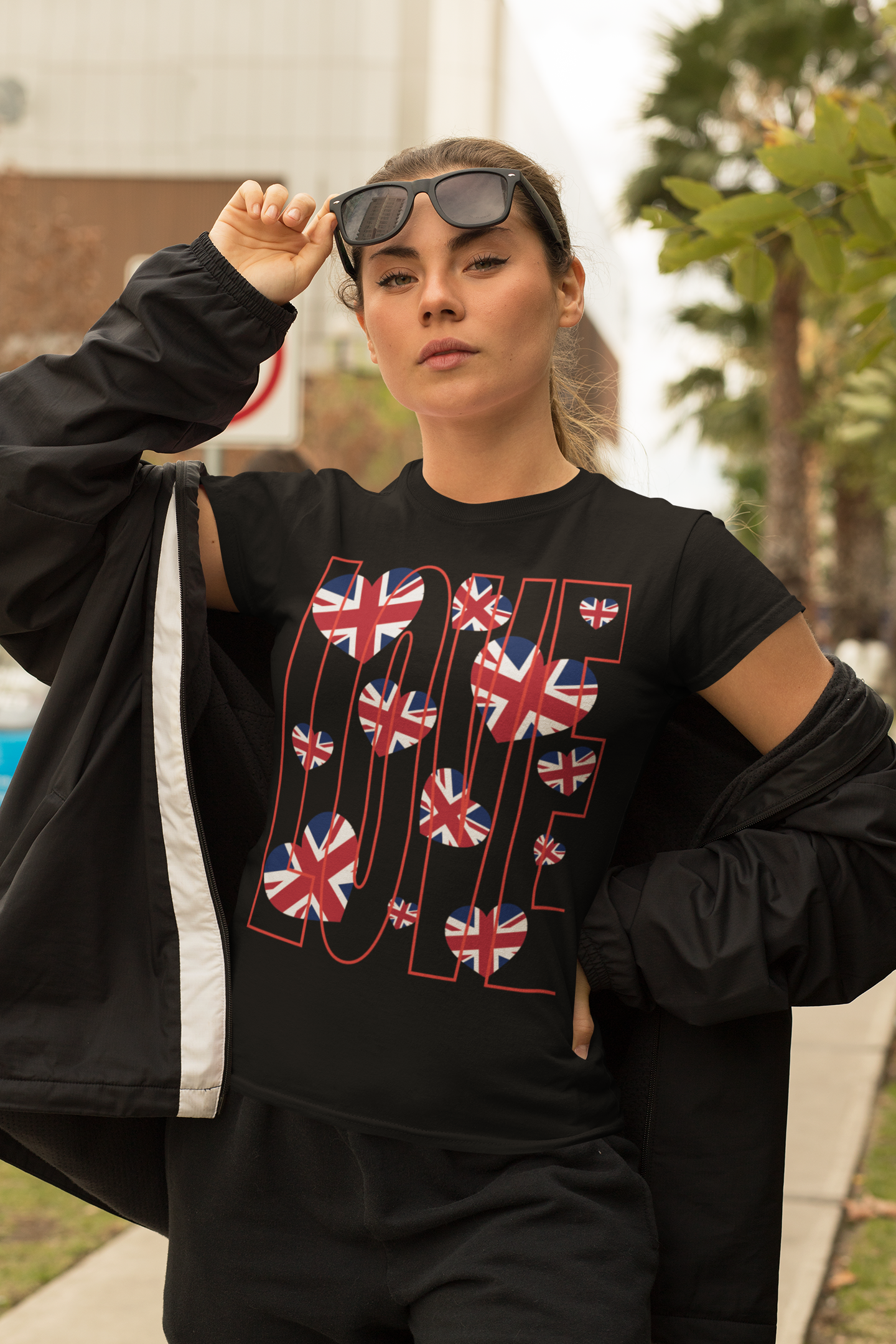Love of Britain  Unisex Tee  , Casual Outings, British Pride, Gifts, Love UK