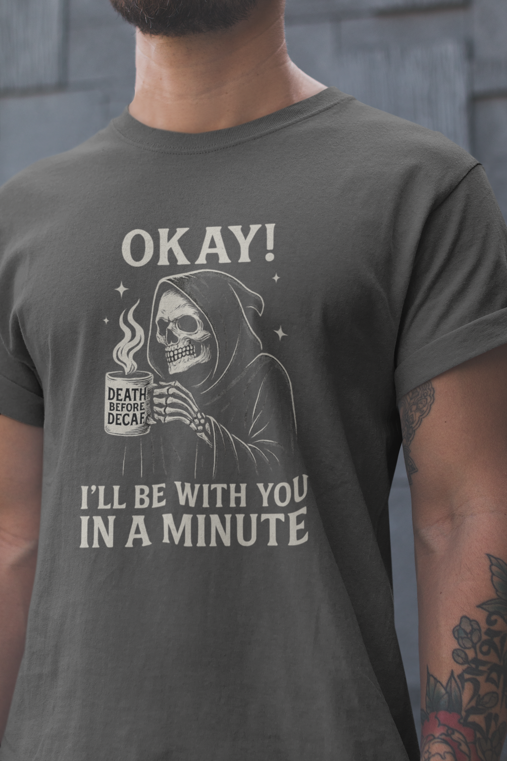 Chill Vibes Unisex Tee - Dark Humor Graphic Shirt for Casual Wear, Perfect Gift for Halloween, Birthdays, and Fun Gatherings