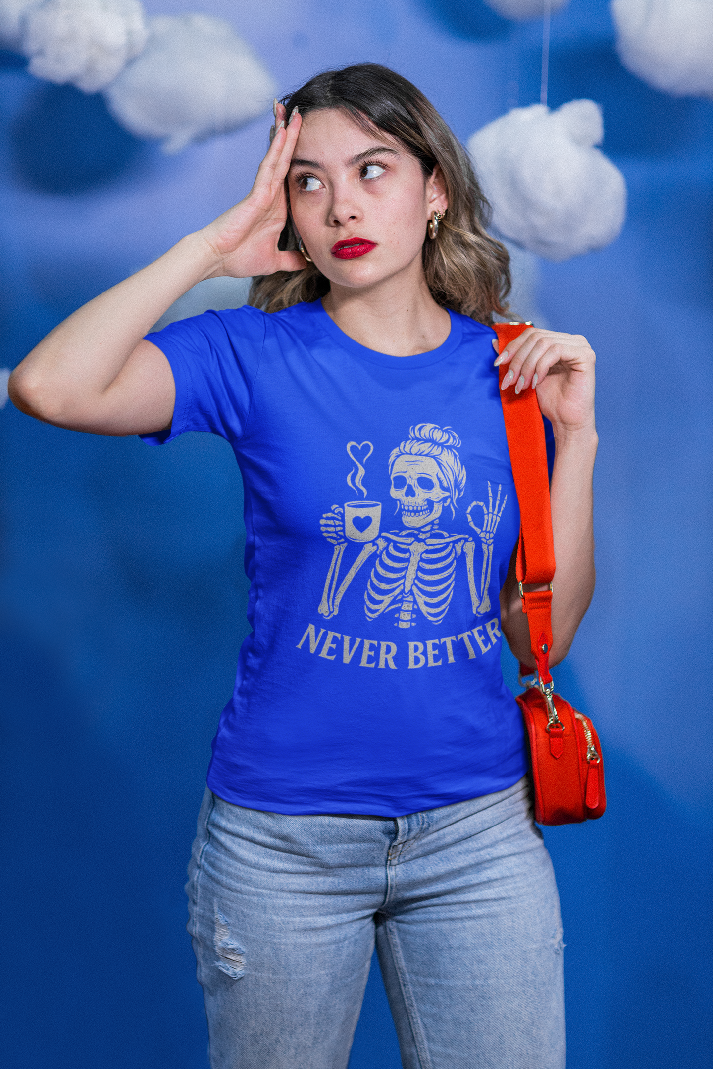 Never Better Skeleton Tee