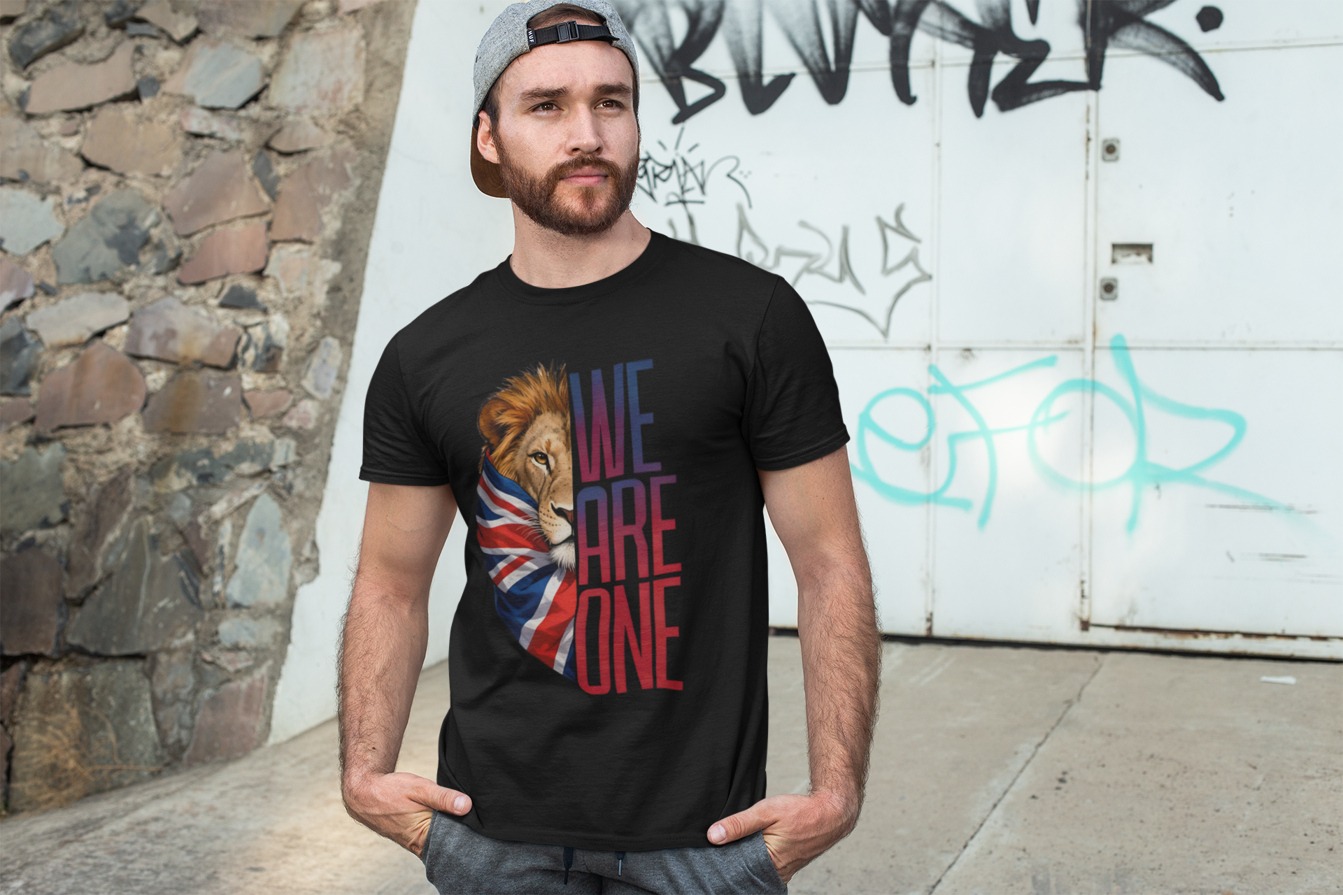 Unity Lion Graphic Tee, Unisex Cotton T-Shirt, Great for Team Spirit, Unity Celebrations, Casual Wear, Gifts for Friends