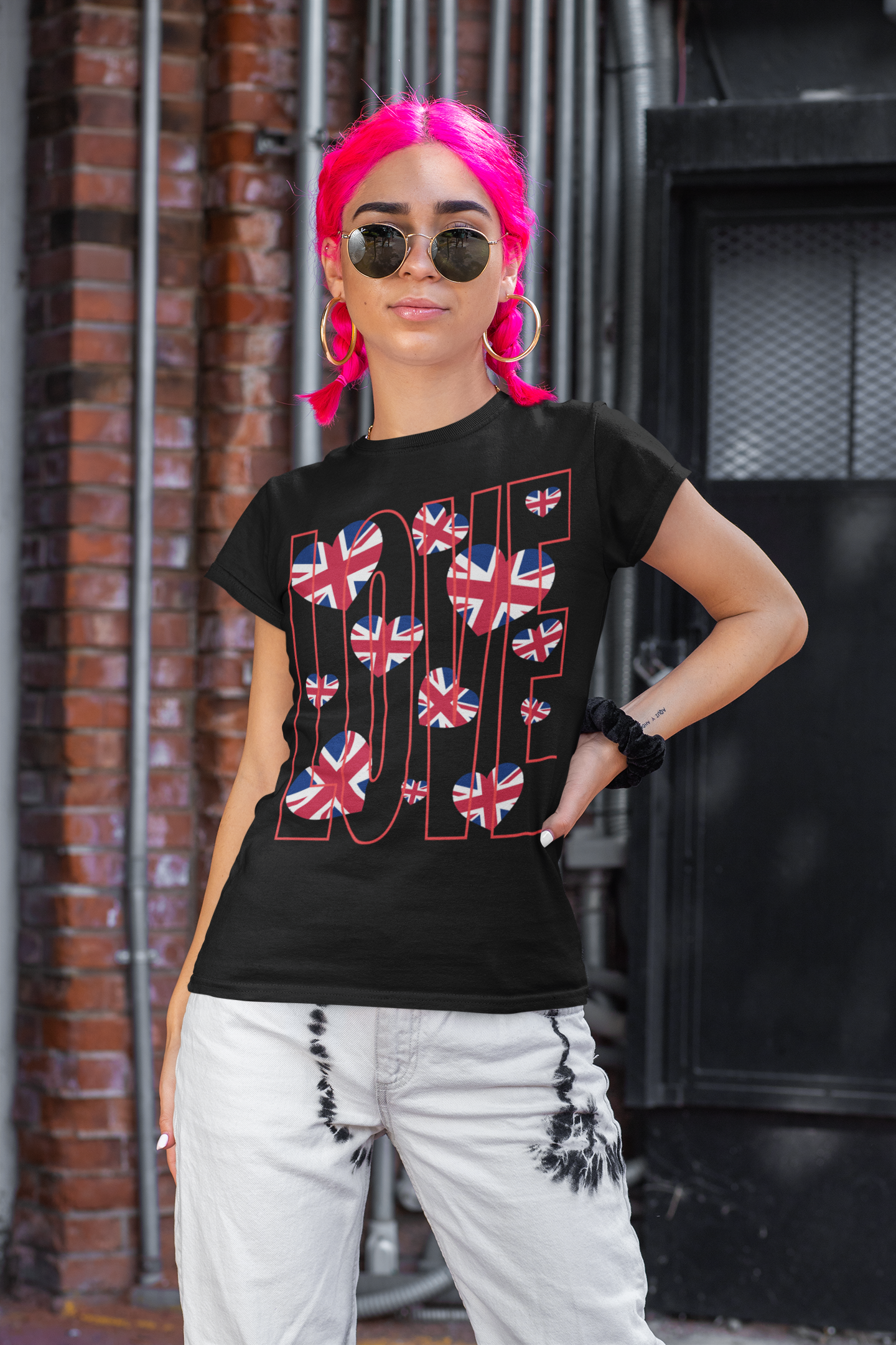 Love of Britain  Unisex Tee  , Casual Outings, British Pride, Gifts, Love UK