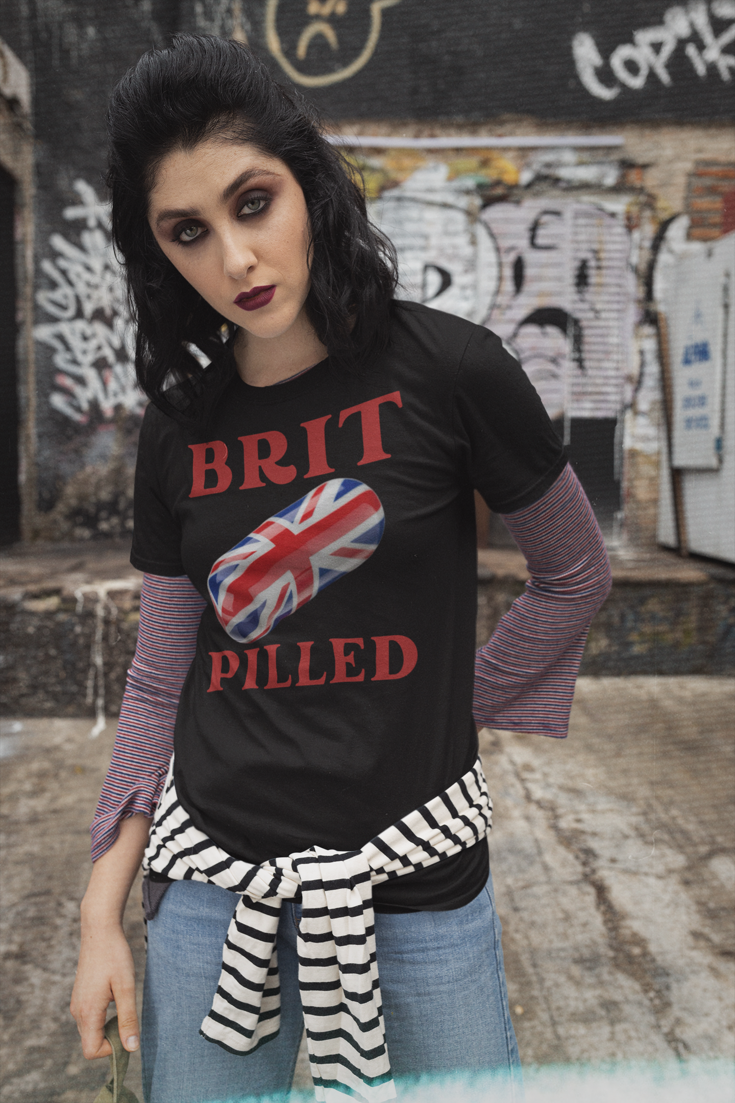 Brit-Pilled Unisex Short Sleeve Tee - Fun Graphic Top for Casual Wear, Gift for Trendsetters, Unique British Style, Cool Everyday [...]