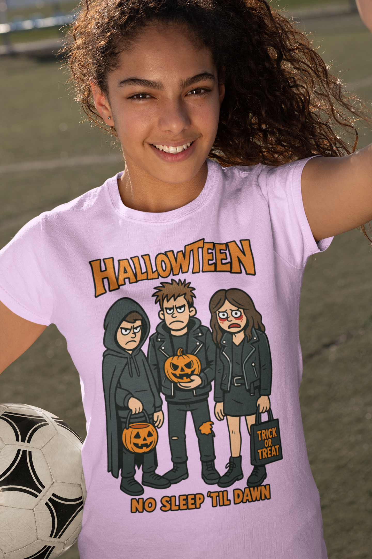 Halloween Themed Unisex Heavy Cotton Tee - Spooky Graphic Shirt, Trick or Treat, Party Wear, Gift for Halloween Lovers
