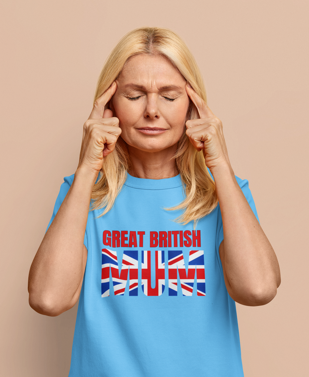 Great British Mum Tee - Unisex Heavy Cotton T-Shirt, Gift for Mother's Day, UK Pride Apparel, British Mum Gift, Casual Wear