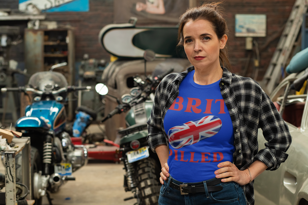 Brit-Pilled Unisex Short Sleeve Tee - Fun Graphic Top for Casual Wear, Gift for Trendsetters, Unique British Style, Cool Everyday [...]