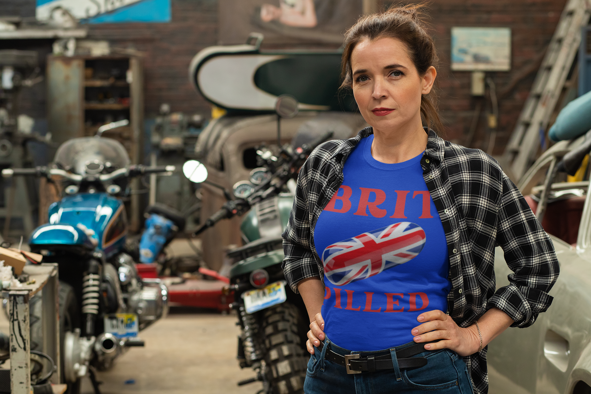 Brit-Pilled Unisex Short Sleeve Tee - Fun Graphic Top for Casual Wear, Gift for Trendsetters, Unique British Style, Cool Everyday [...]