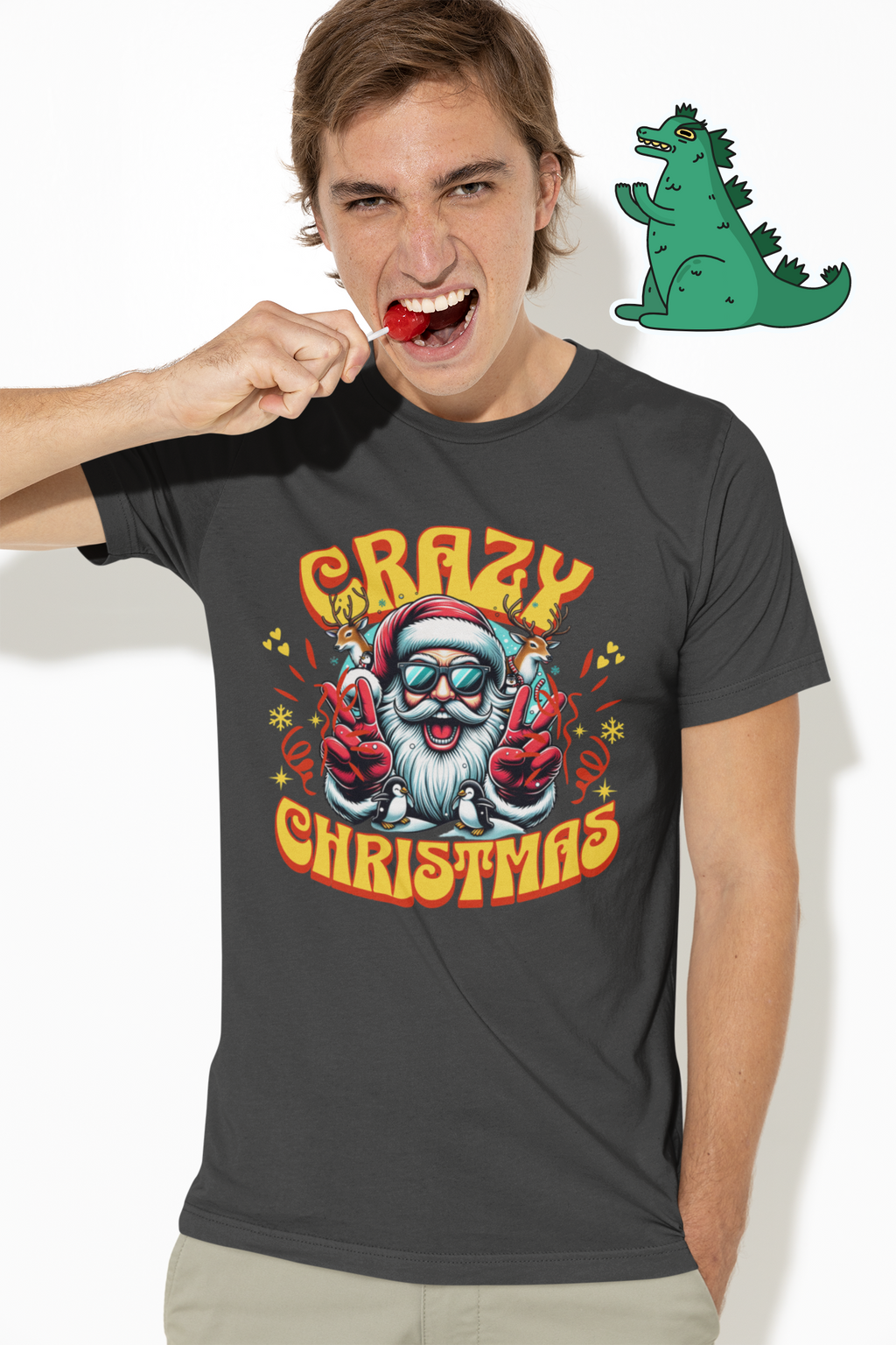 Crazy Christmas Unisex Tee